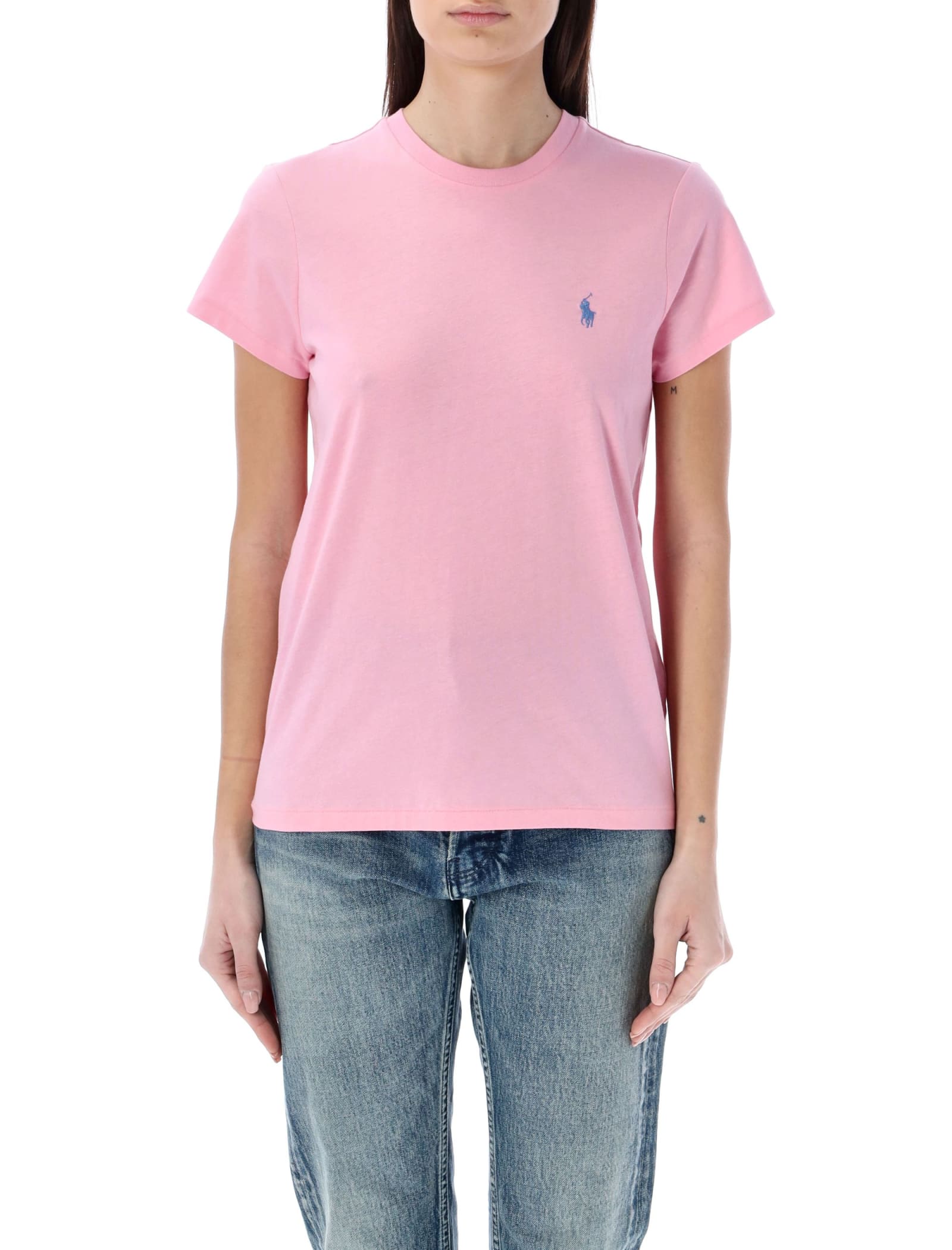 Shop Polo Ralph Lauren Classic Pony T-shirt In Pink