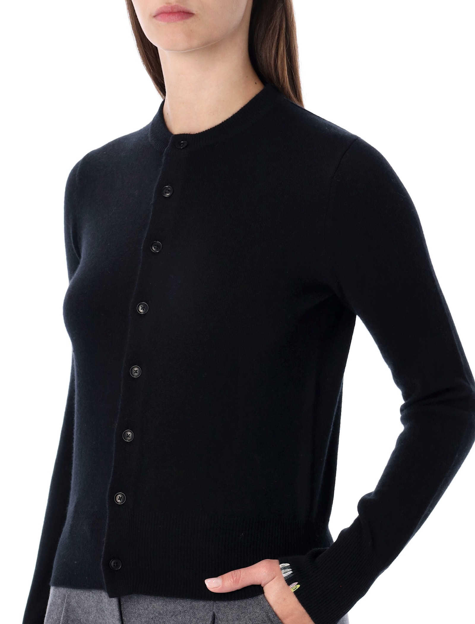 Extreme Cashmere Little Two Cardigan In Black