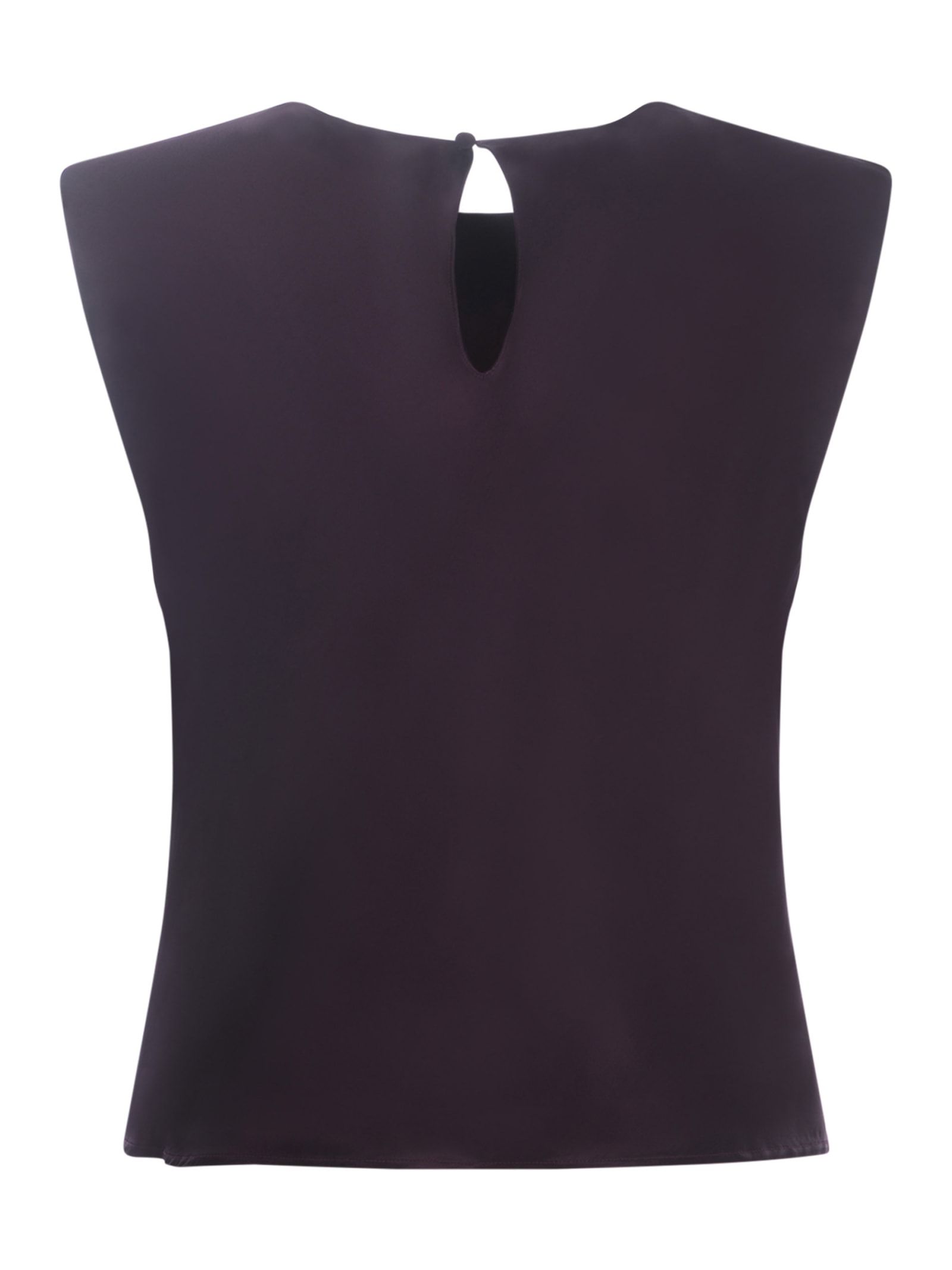 Shop Forte Forte Top  In Viscosa Satin In Viola