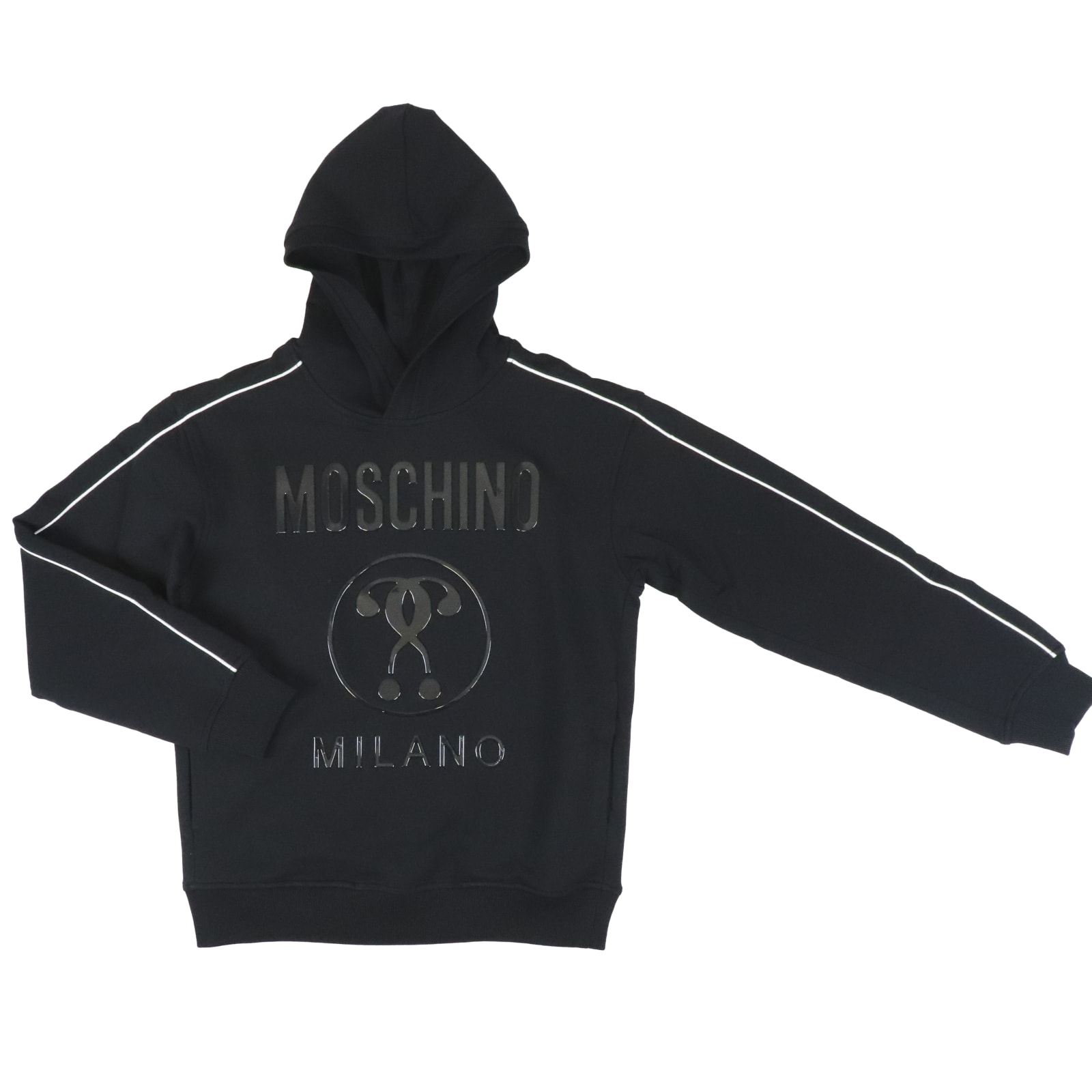 Moschino Kids' Hooded Sweatshirt Sweatshirt In Black