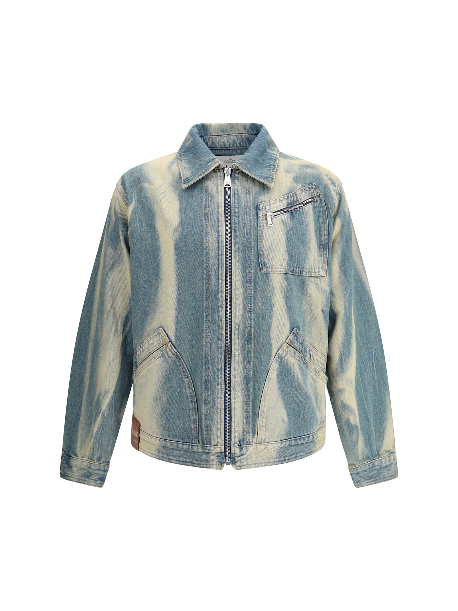 Vivienne Westwood Tailored Jacket With Button Cuffs And Pockets In Blue