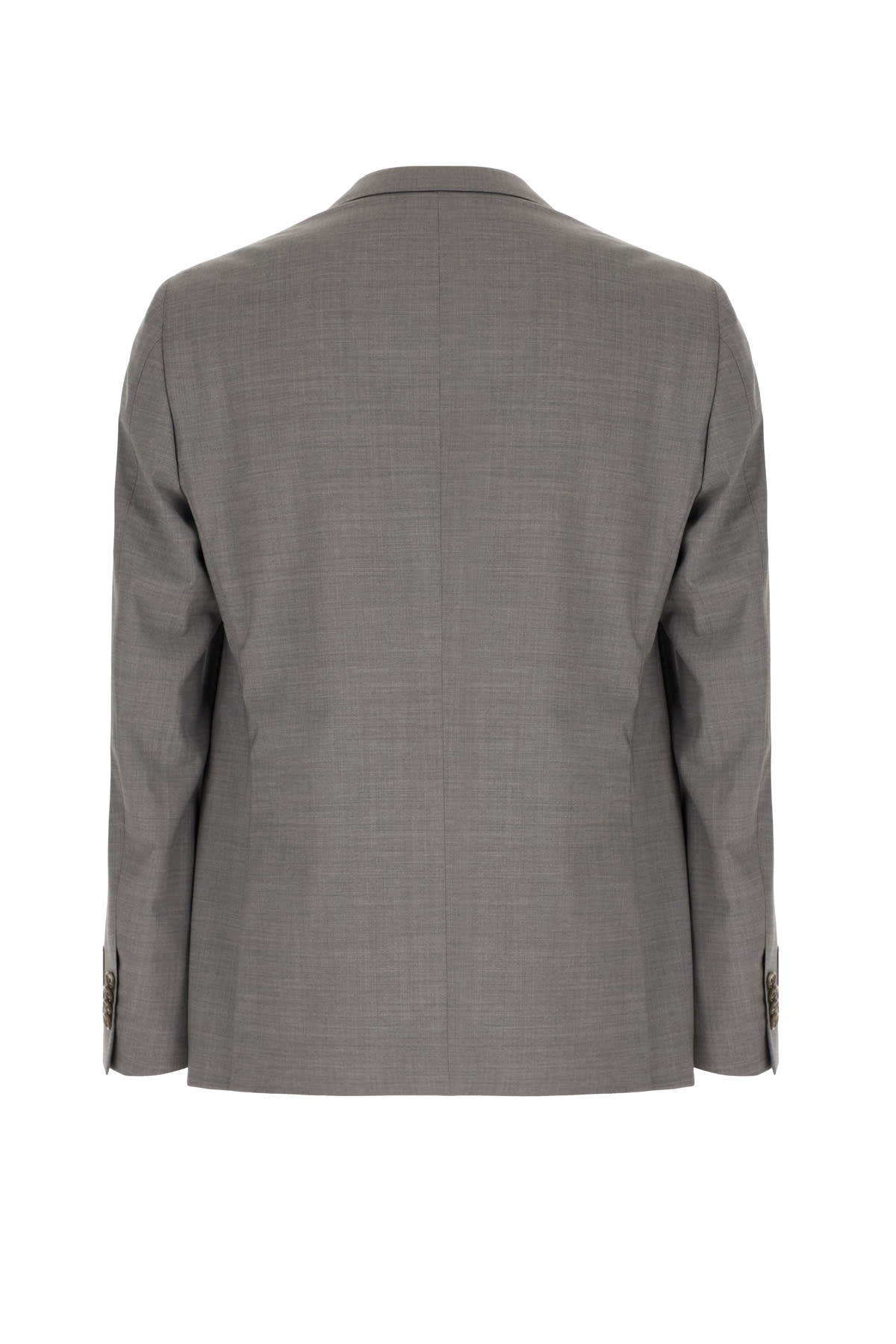Corneliani Grey Stretch Wool Suit In Grigio Melange