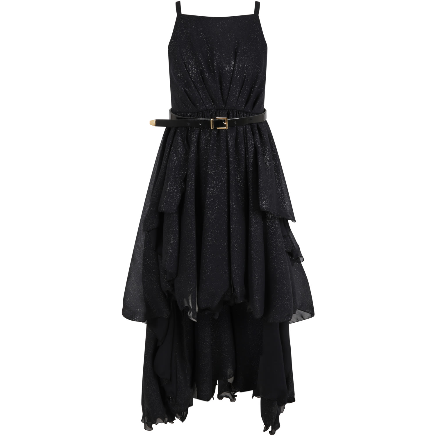 Le Gemelline by Feleppa Black Dress For Girl
