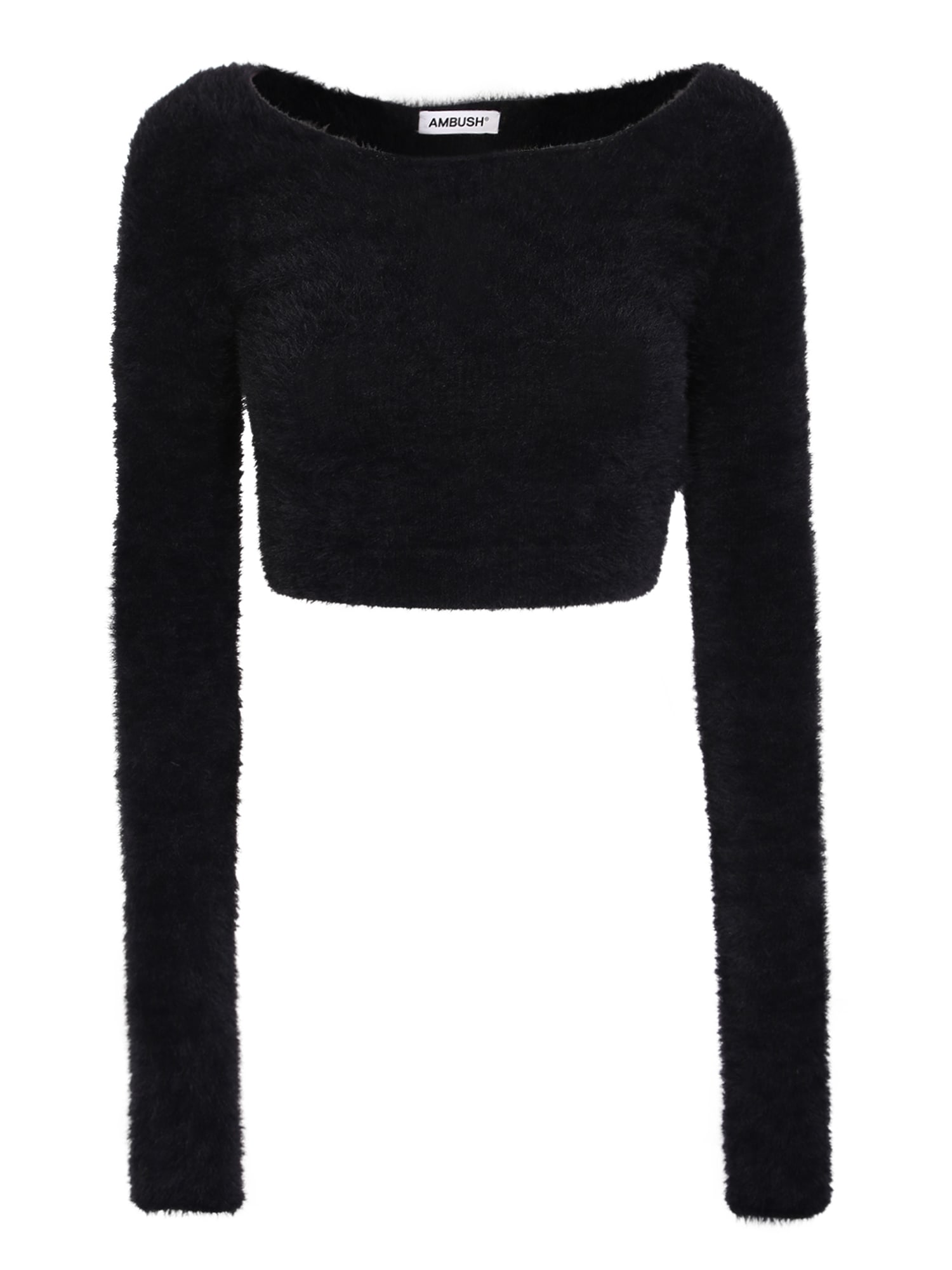 AMBUSH Cropped Sweater Black