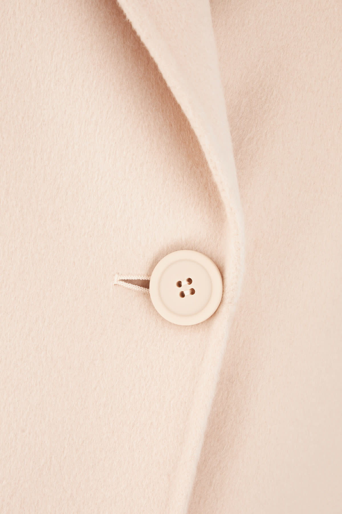 Max Mara Pink Cashmere And Wool Coat In Nude
