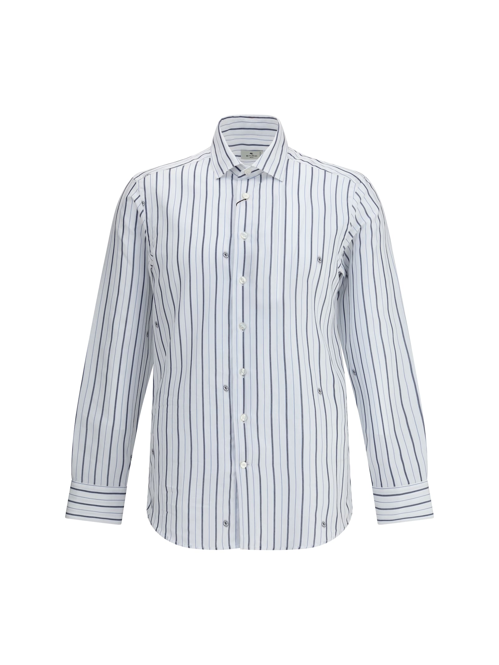 Etro Men Shirt Roma In Blue