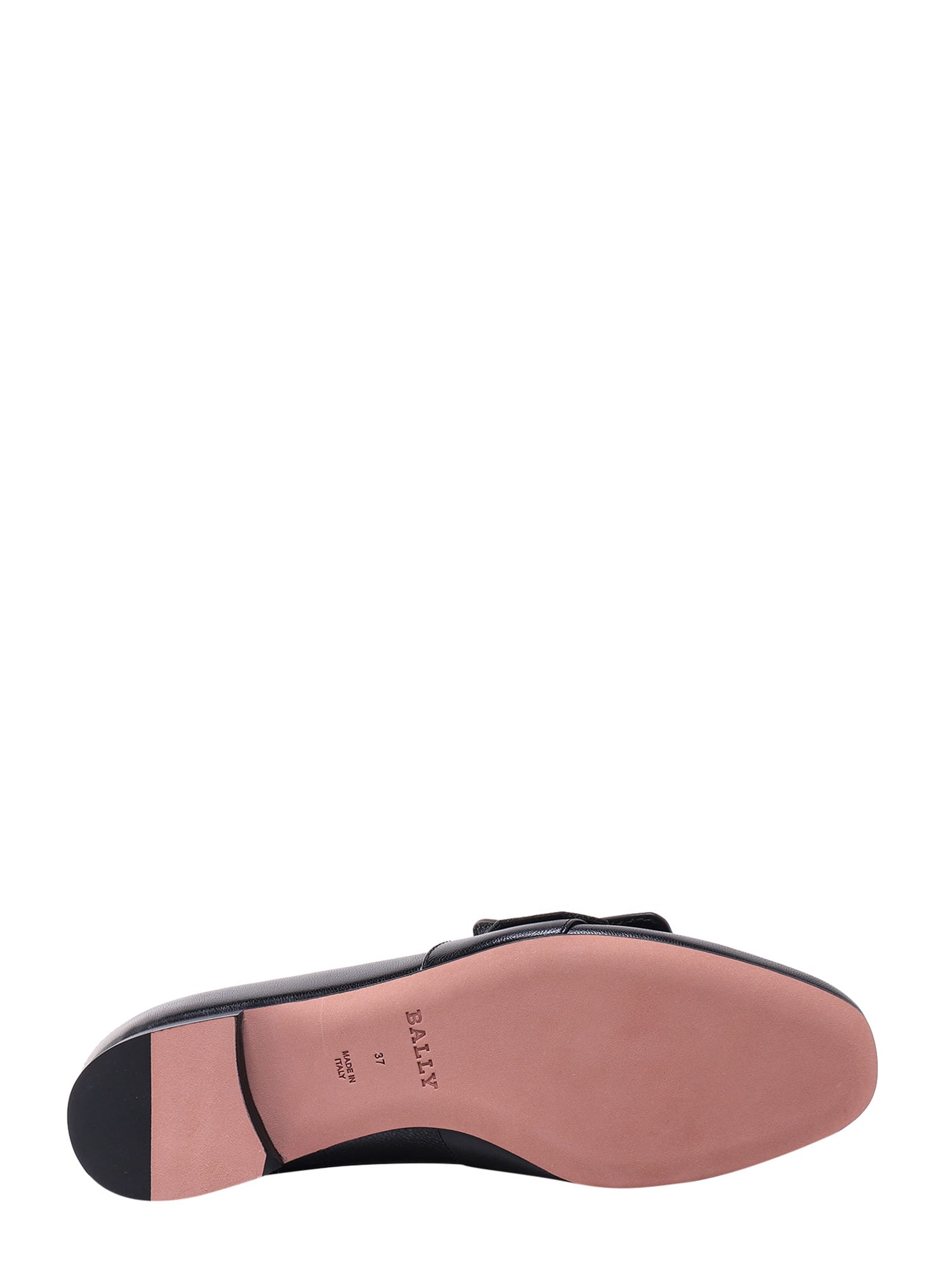 Bally Janelle Buckled Leather Loafers In Black