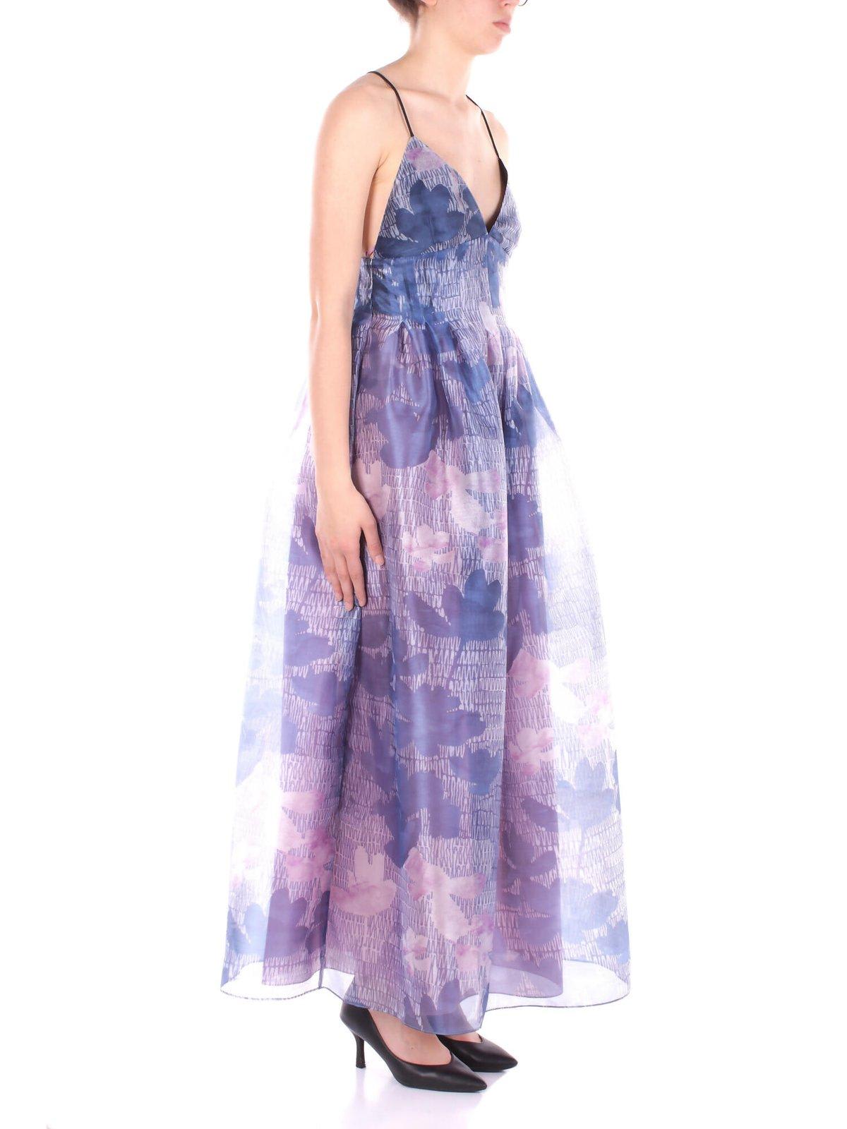 Shop Emporio Armani A Line Long Dress