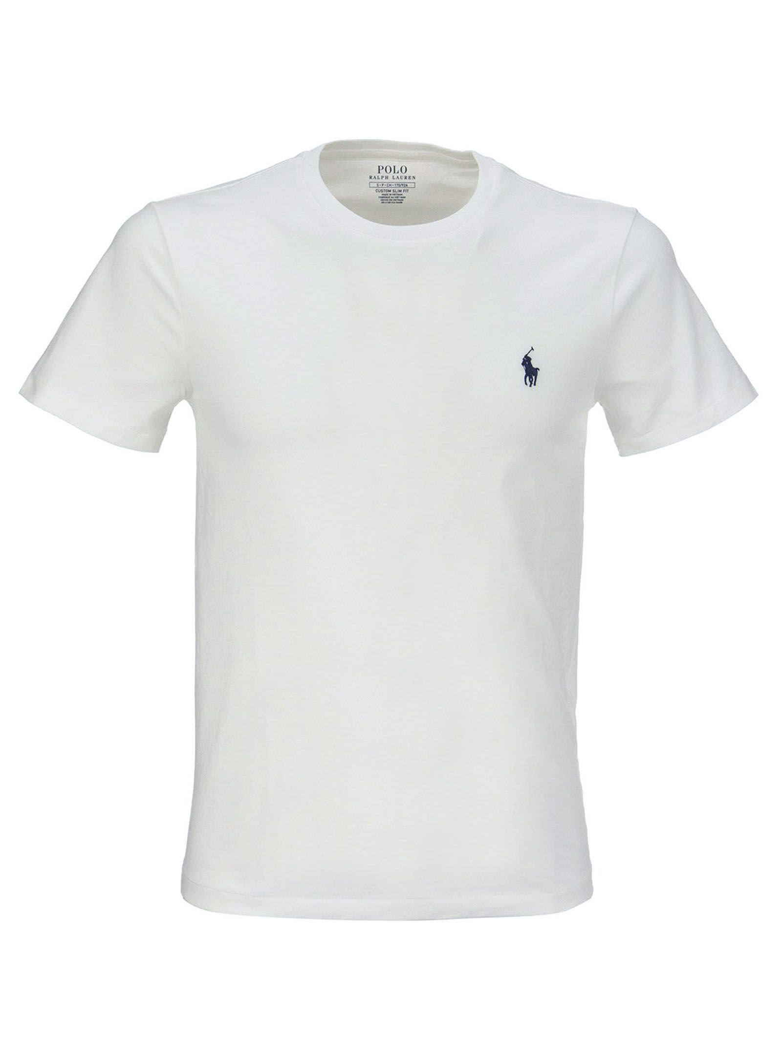 Polo Ralph Lauren Classic Logo T-shirt In White