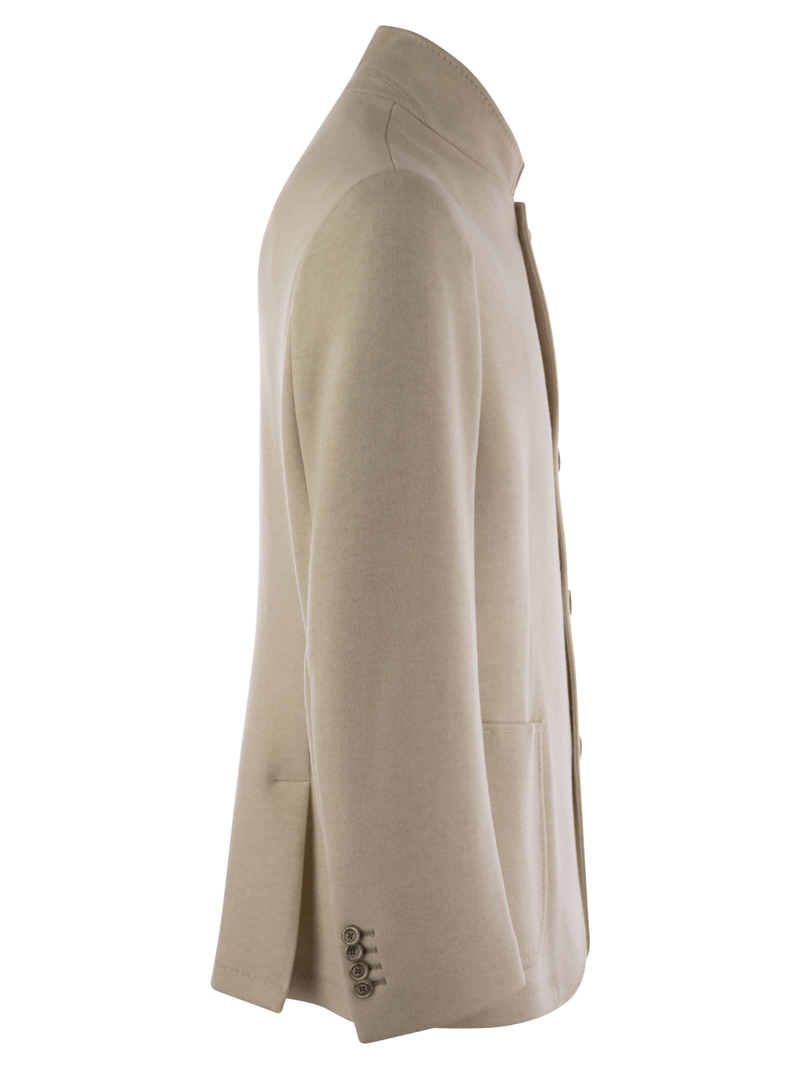 Shop Fedeli Damon - Cashmere Blazer In Sand