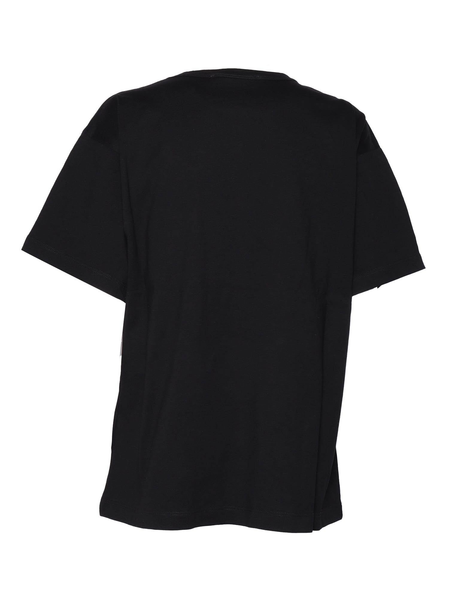 Philosophy Di Lorenzo Serafini Black T-shirt With Logo In Black