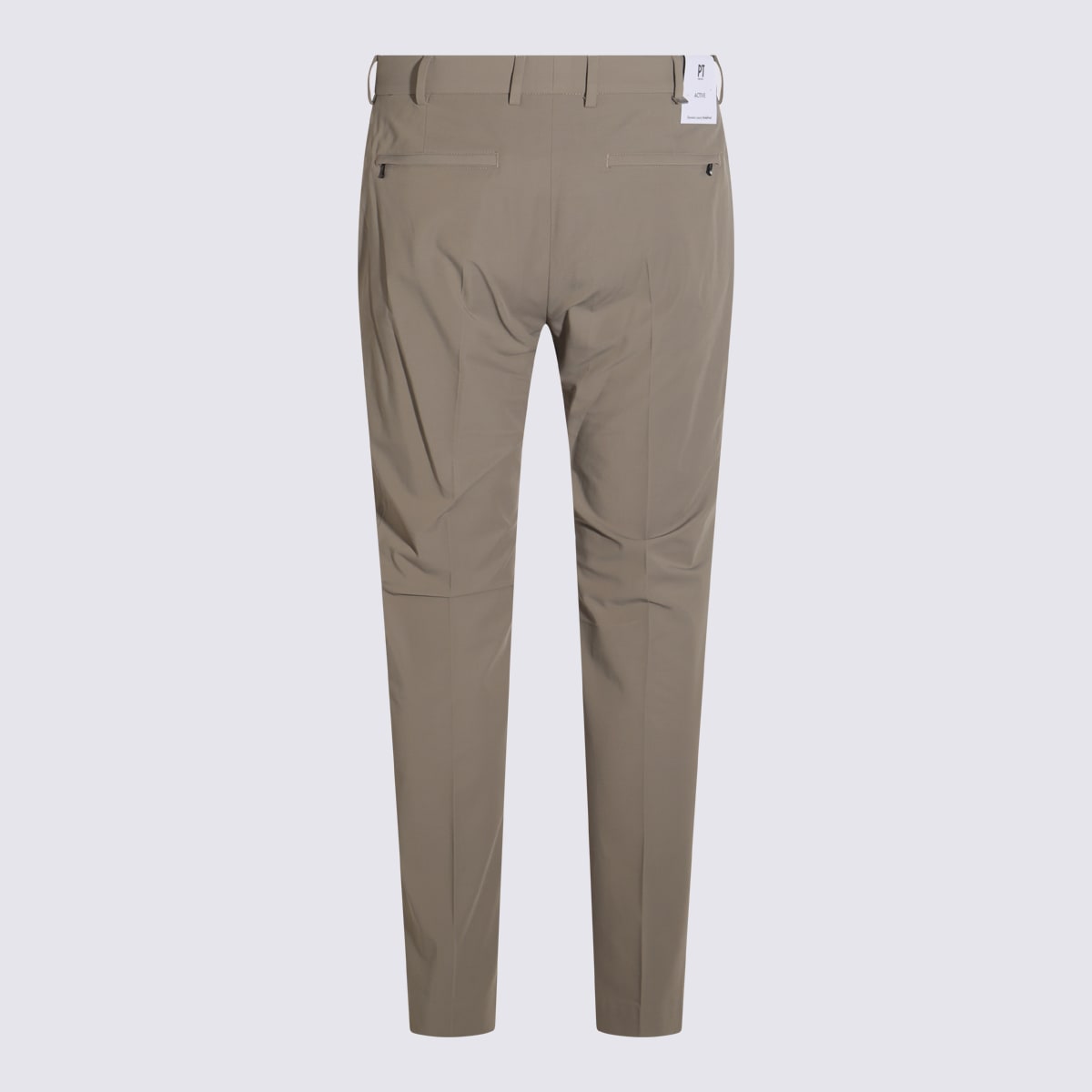 Pt Torino Trousers Light And Natural In Brown