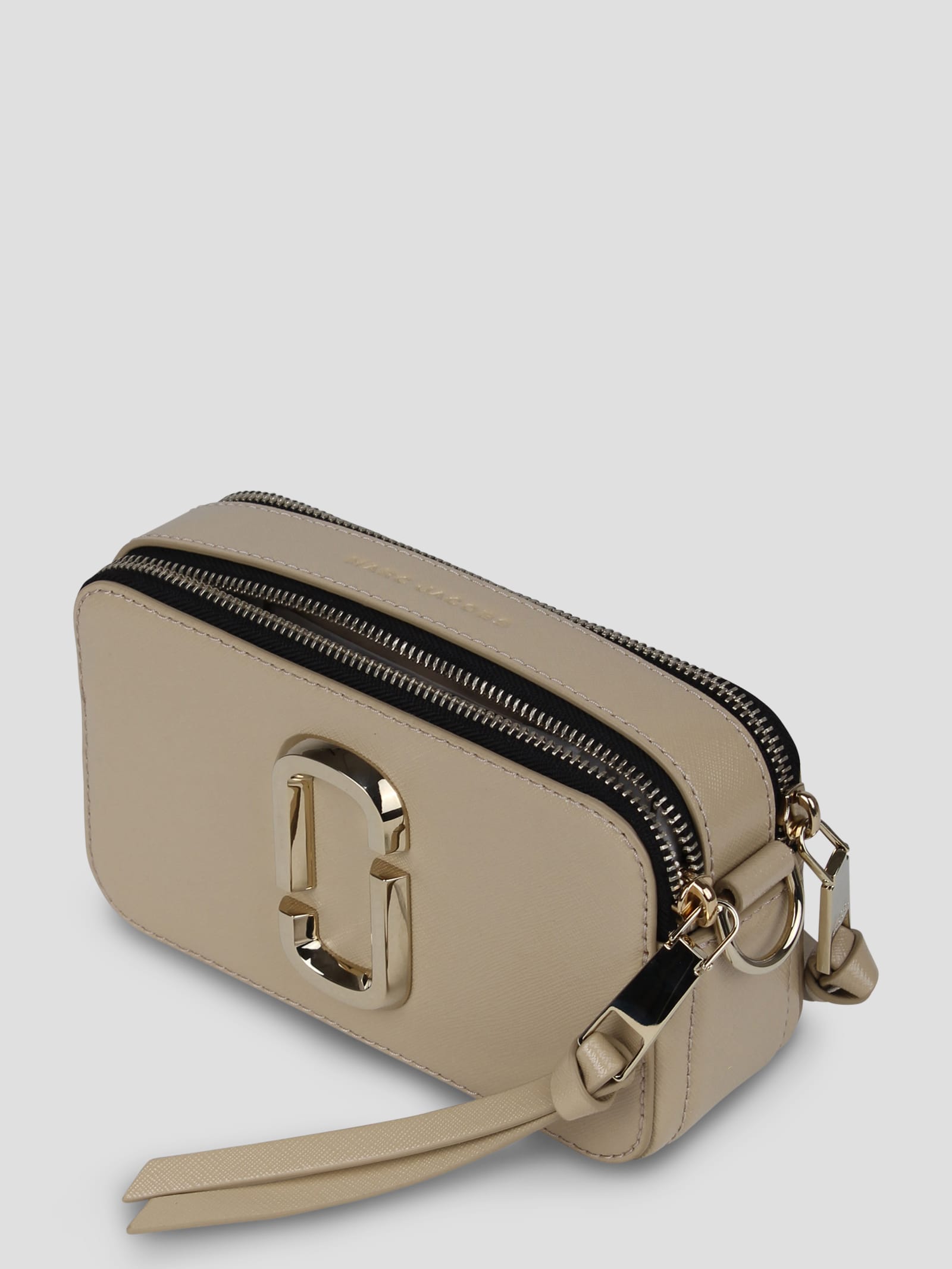 Shop Marc Jacobs The Snapshot Bag In Nude & Neutrals
