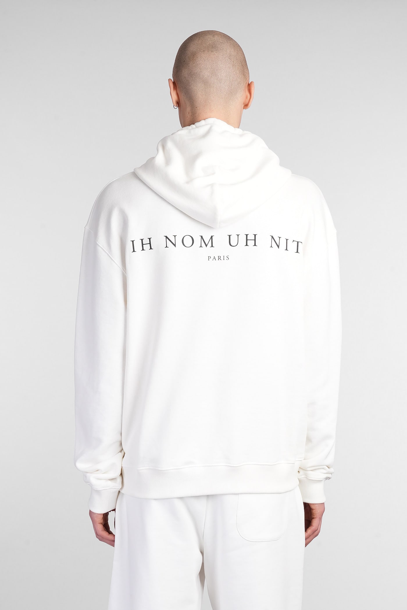 Ih Nom Uh Nit Sweatshirt In White Cotton In White