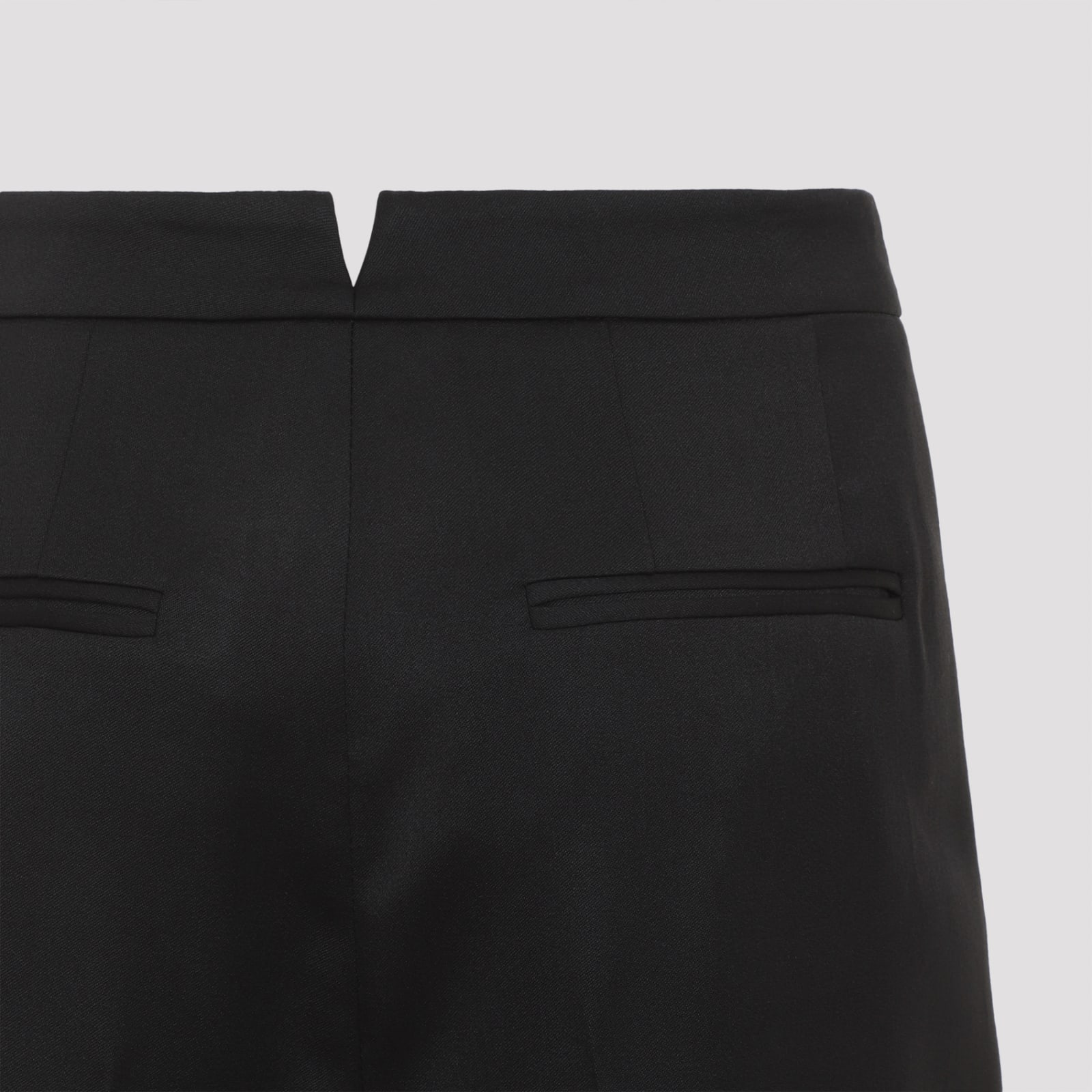 Shop Givenchy Wool Pants In Black