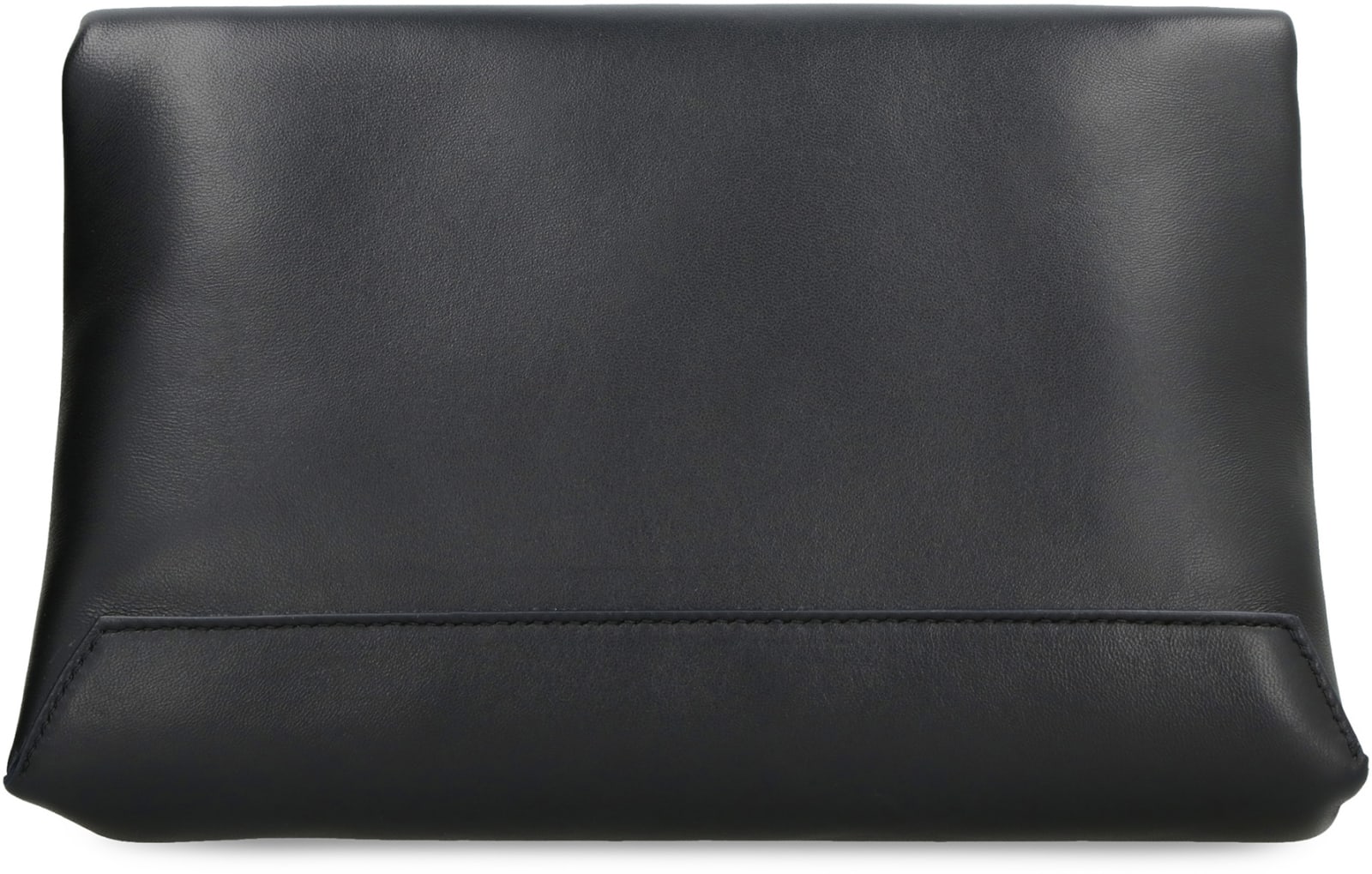 Shop Victoria Beckham Leather Pouch In Bianco