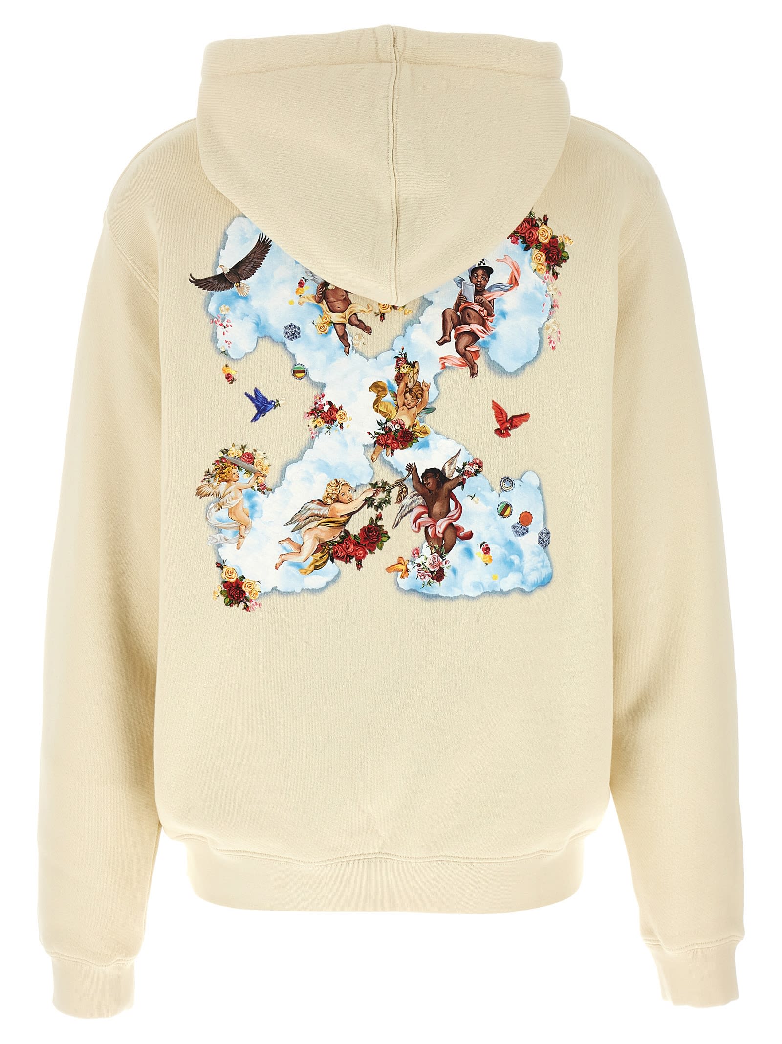 Off-white Off White 'cloud Arrow' Hoodie In White