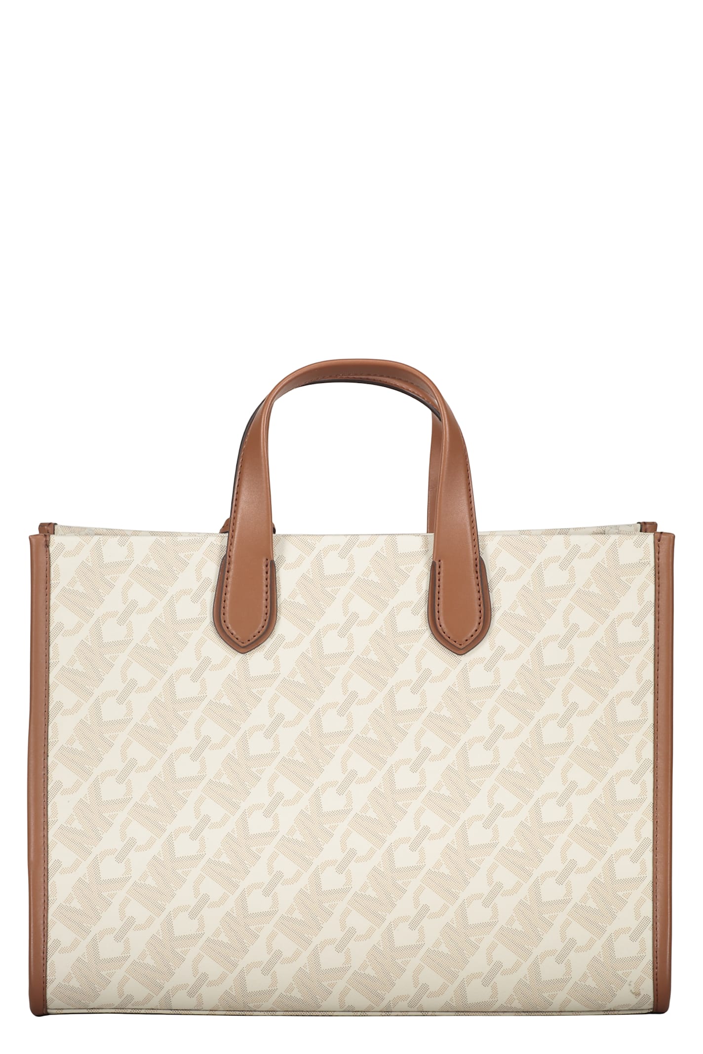 Michael Kors Logo Detail Tote Bag In White