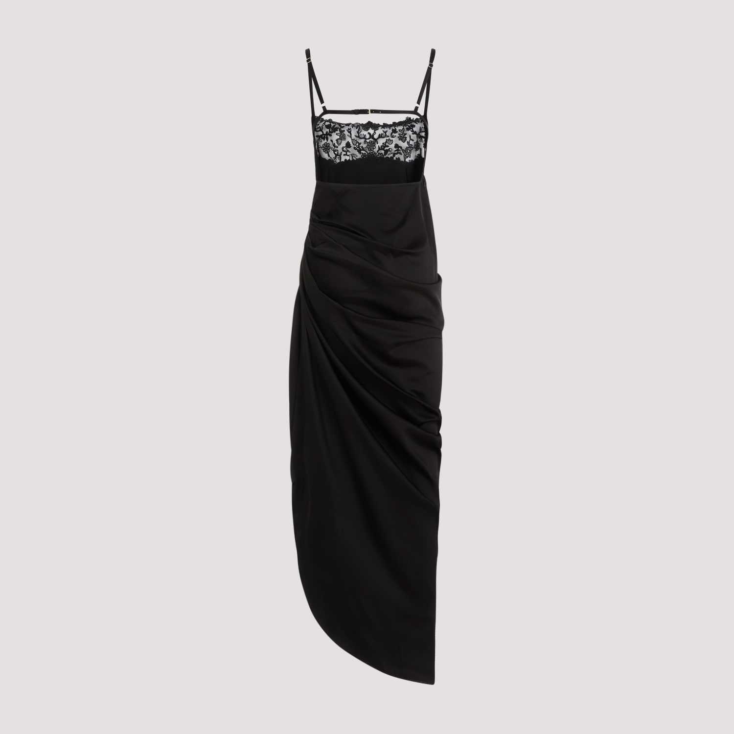 Shop Jacquemus La Saudade Long Dress In Black