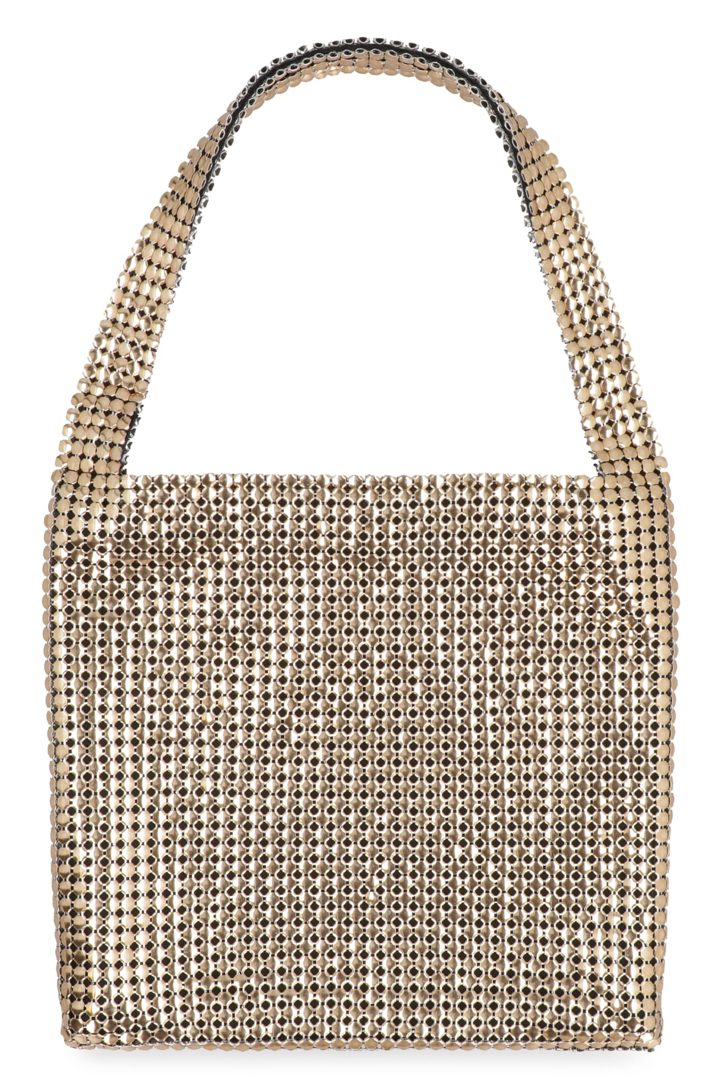 Shop Rabanne Pixel Hobo-bag In Oro