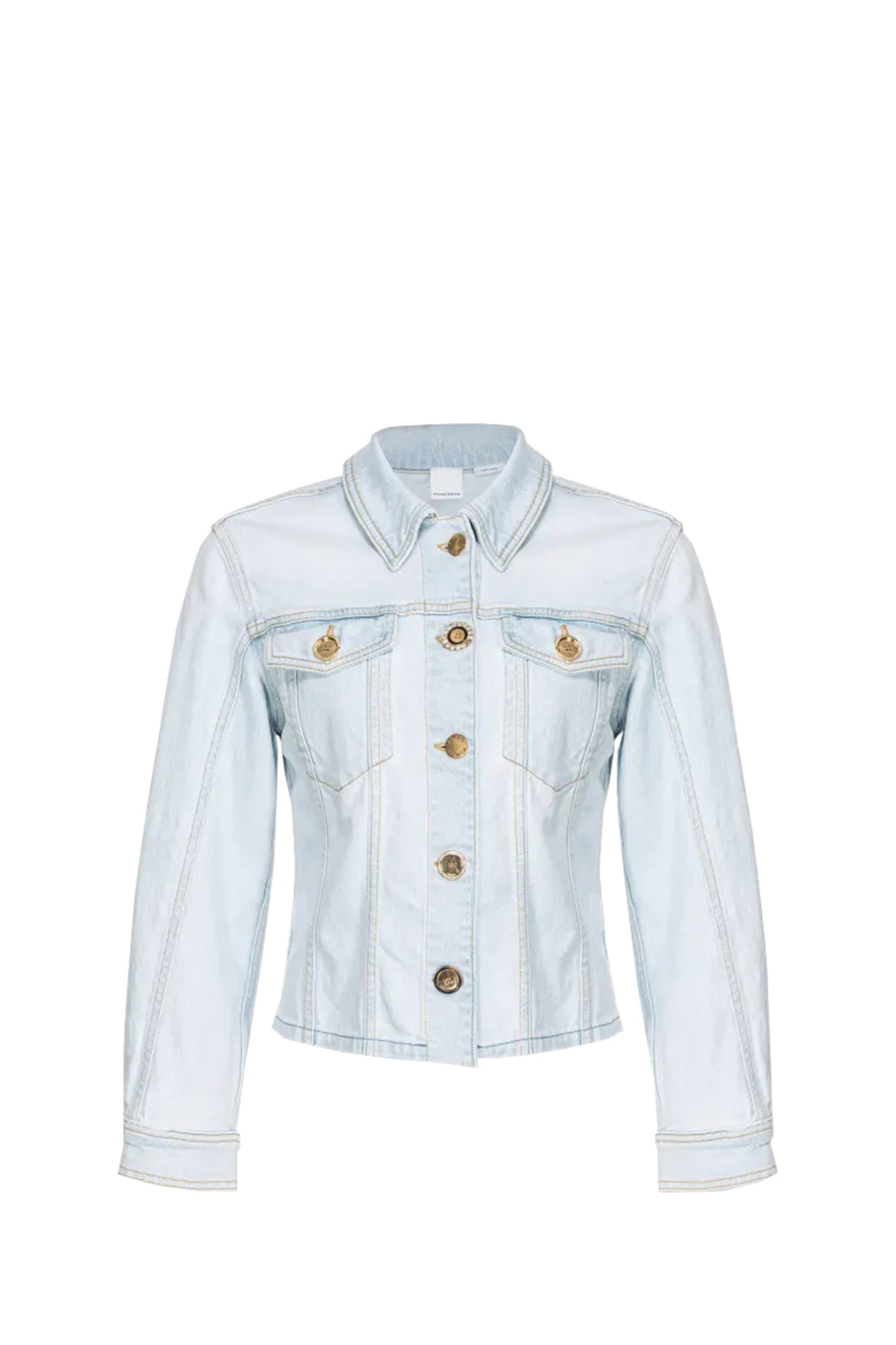 Shop Pinko Jacket In Clear Blue