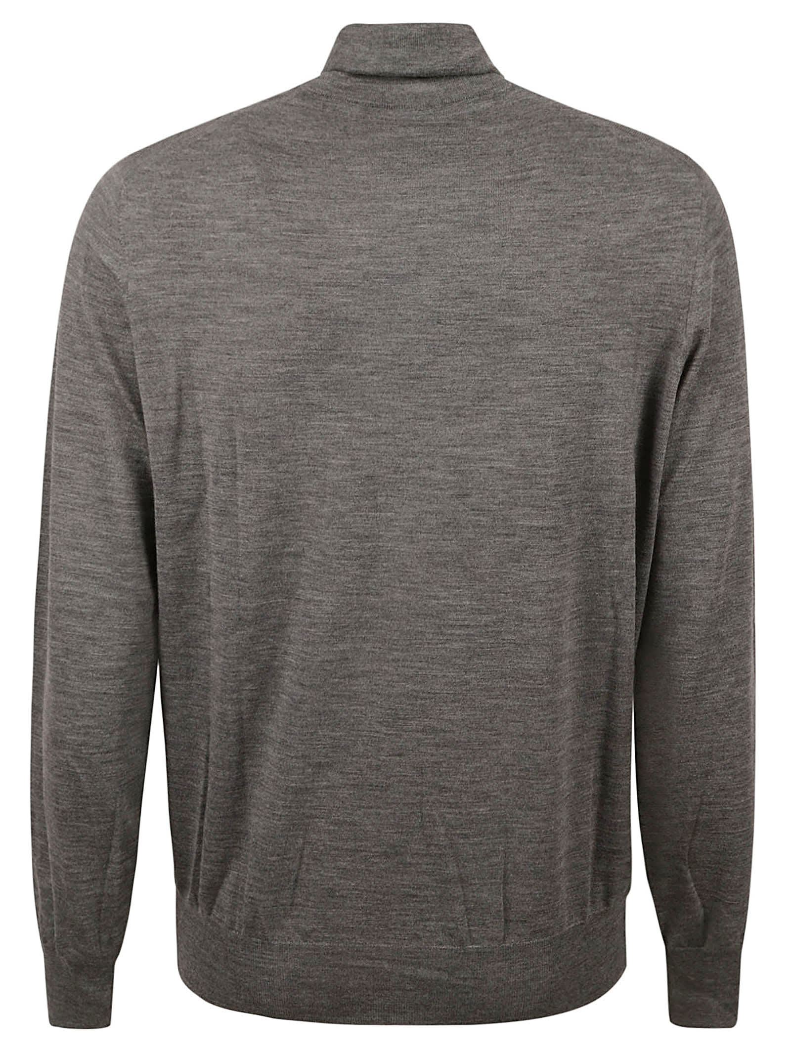 Shop Brunello Cucinelli Turtleneck Sweater In Grigio