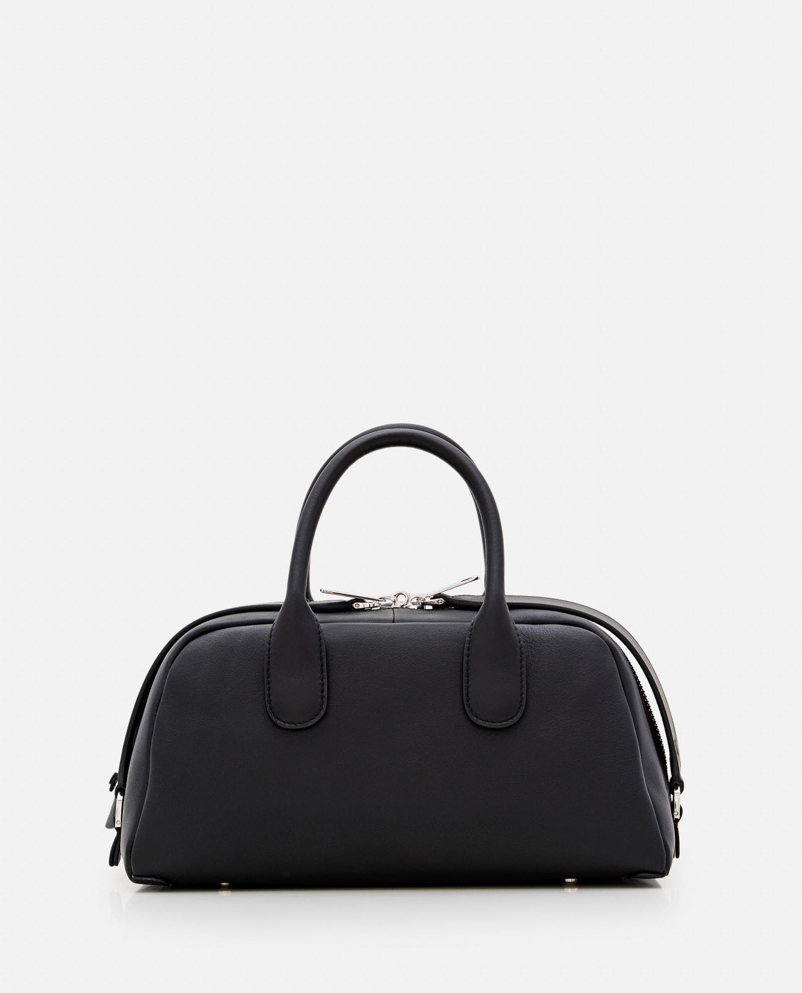 Shop Tod's Aqb Bauletto Leather Bag In B999