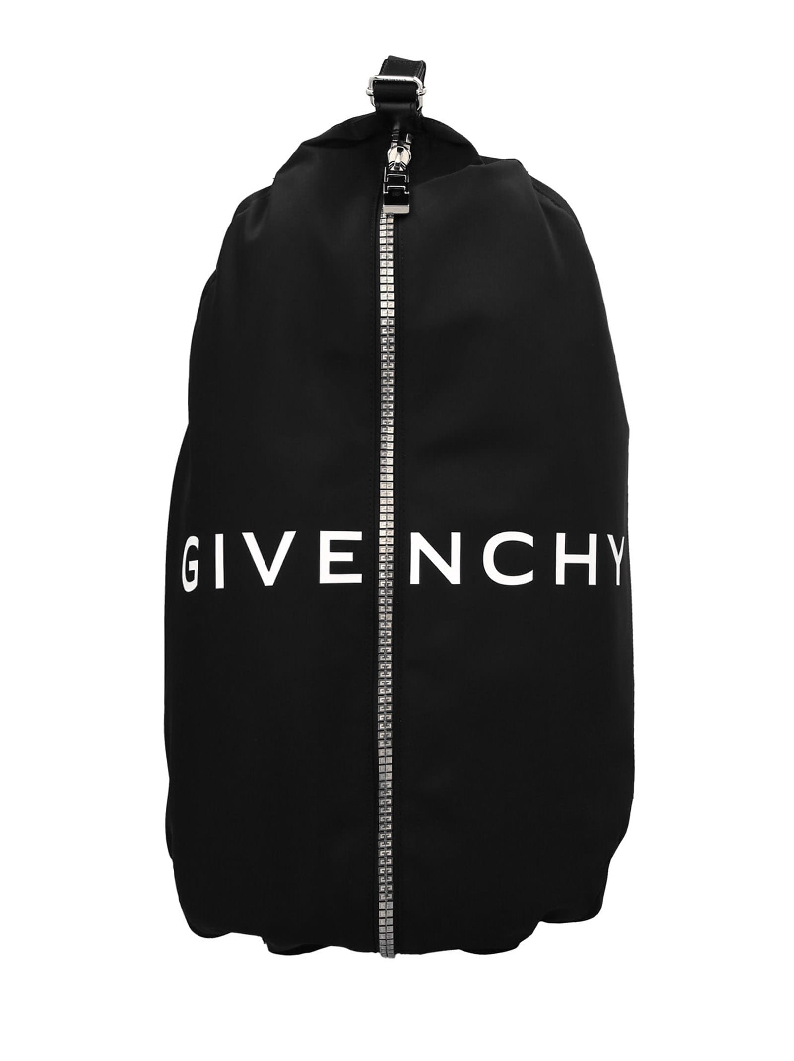 Shop Givenchy Logo Backpack In Black