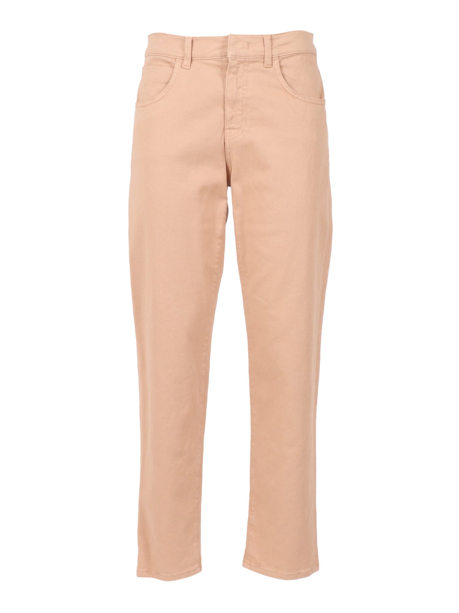 Lorena Antoniazzi Denim Pants In Orange