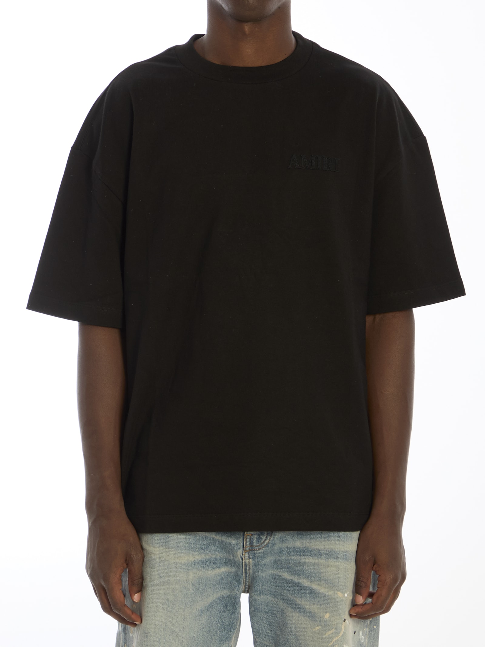 Shop Amiri Oversized T-shirt In Black