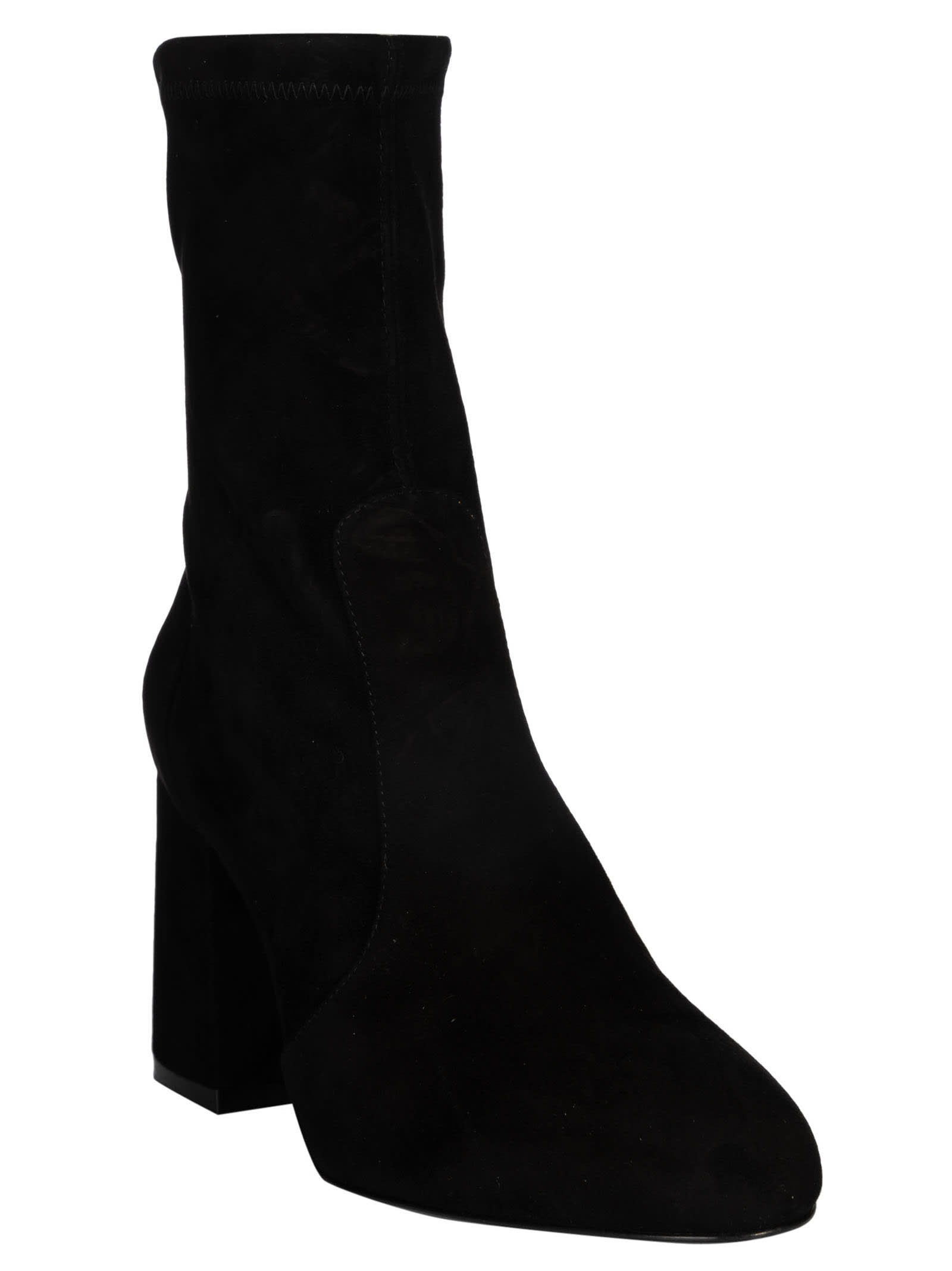 Shop Stuart Weitzman Flareblock Boots In Black