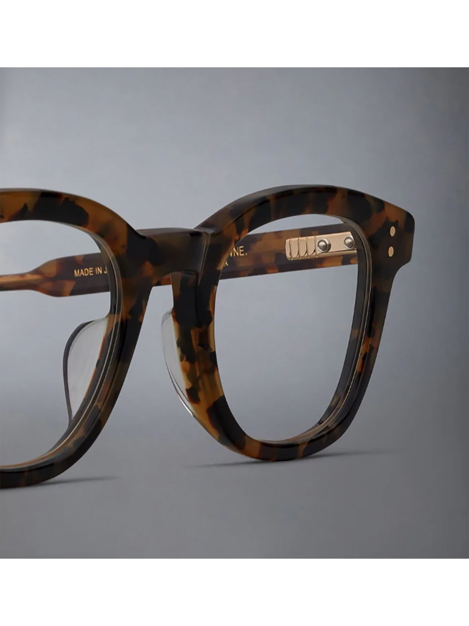 Shop Thom Browne Ueo921a/g0002 Eyewear In Dark Brown