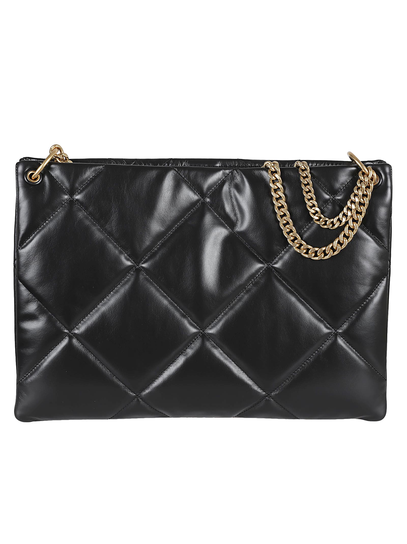 Shop Tory Burch Kira Diamond Clutch In Black