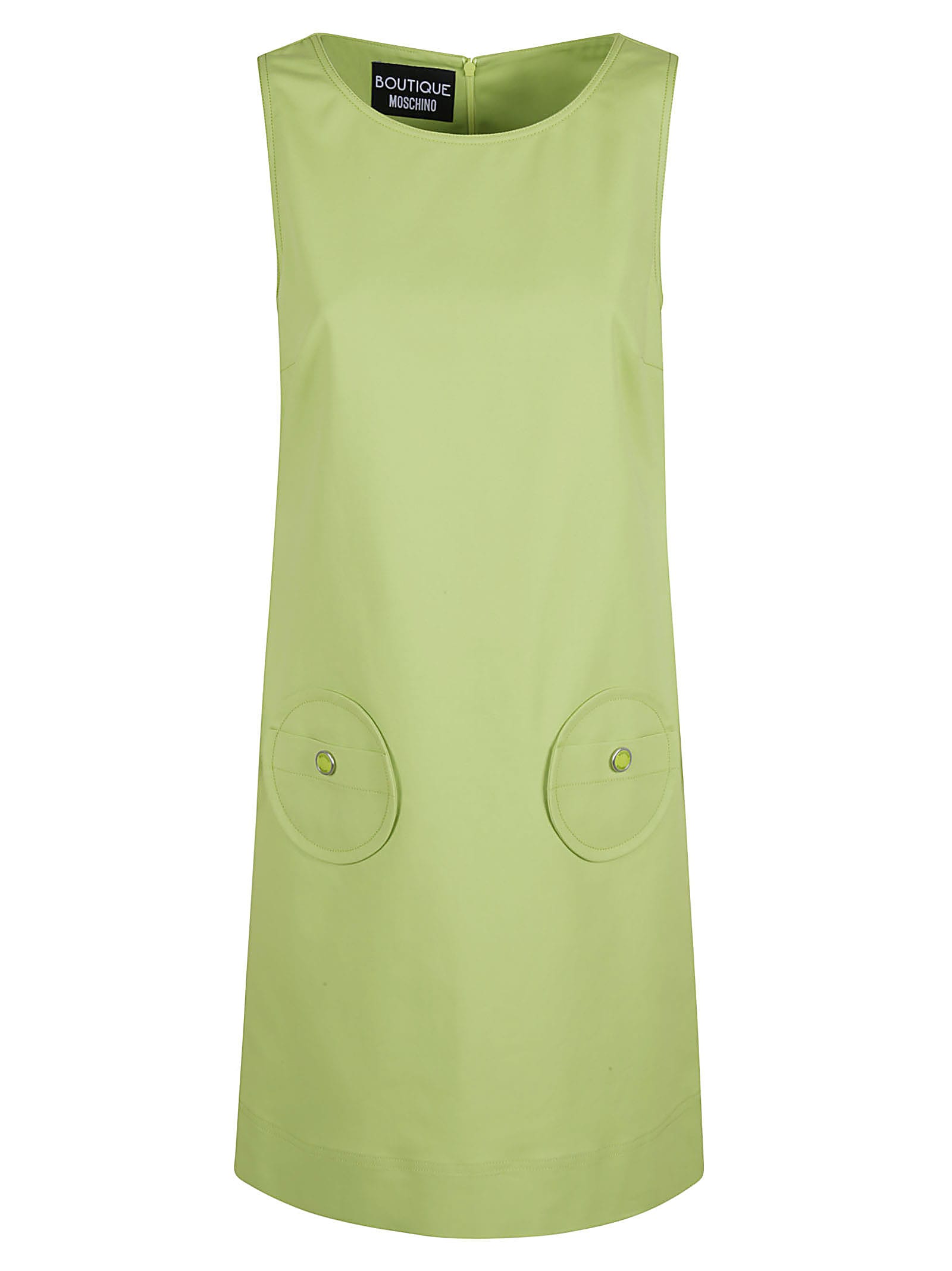 Moschino Rear Zip Sleeveless Dress