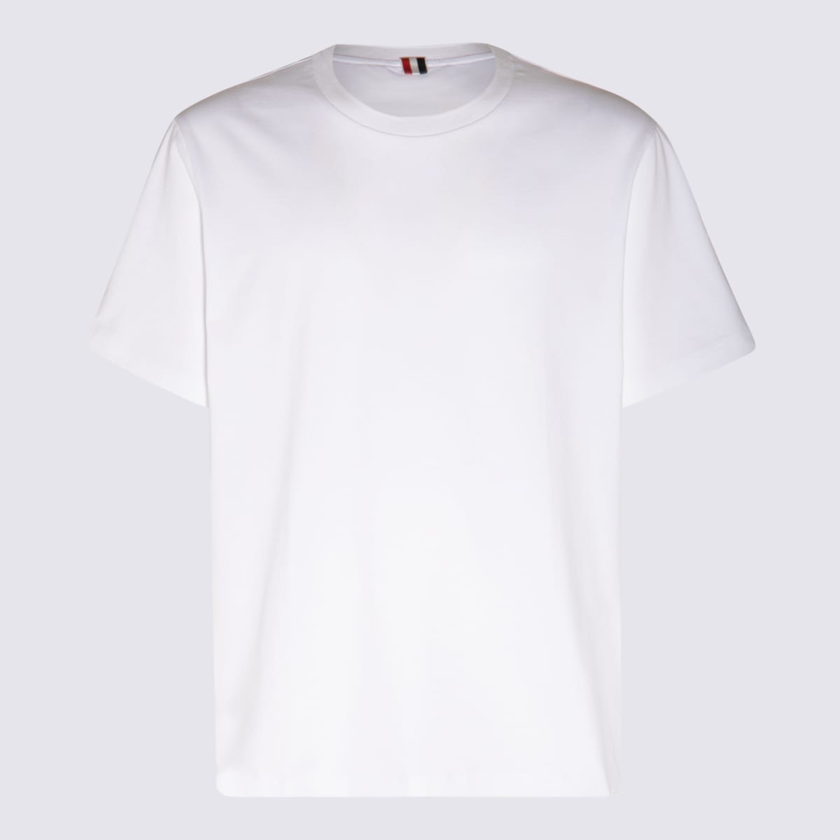 Shop Thom Browne White Cotton T-shirt