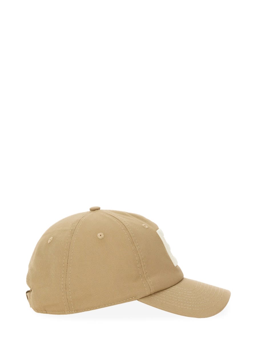 Shop Bally Baseball Hat With Logo In Beige