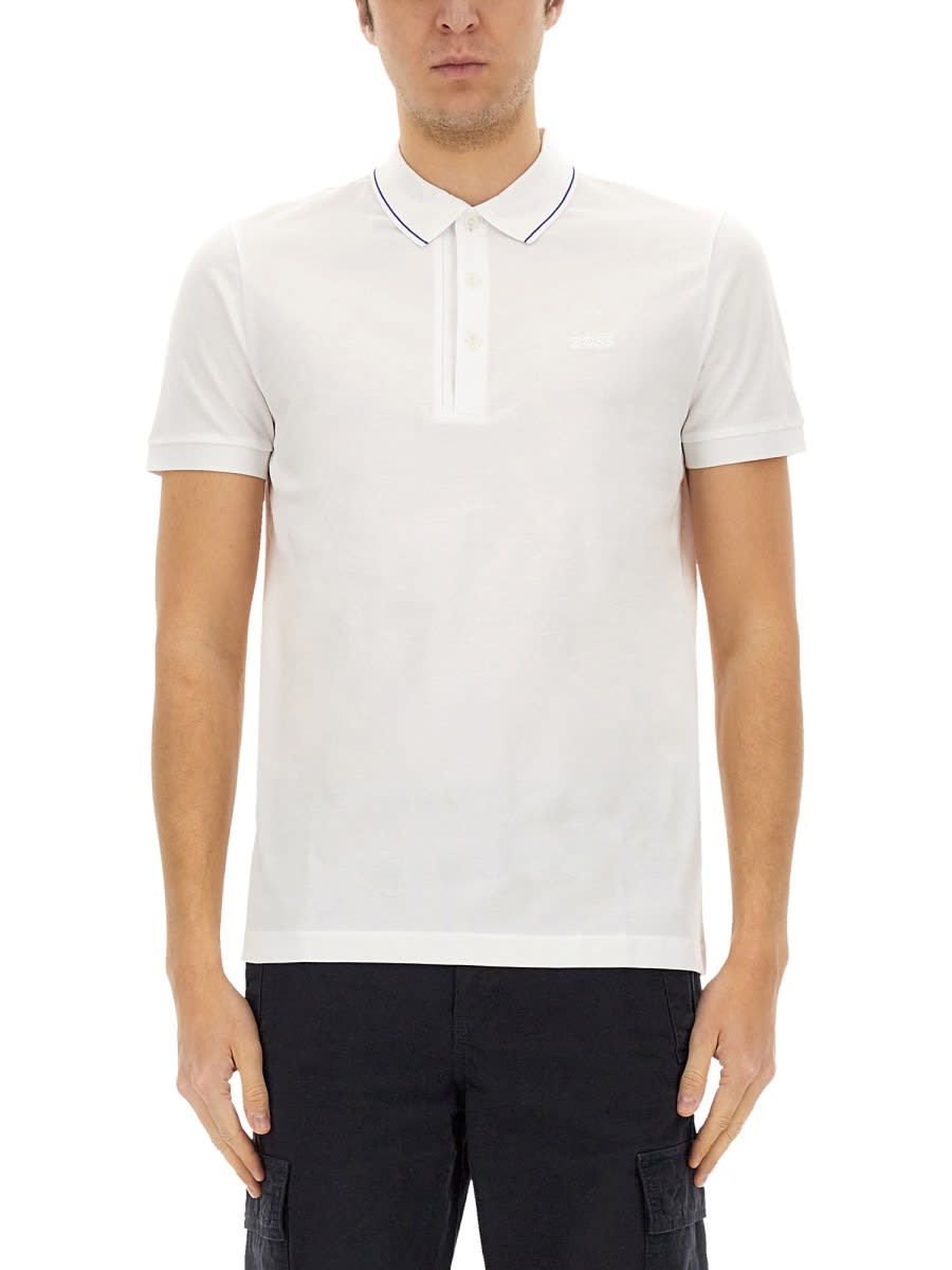 Hugo Boss Polo Paule 4 In White