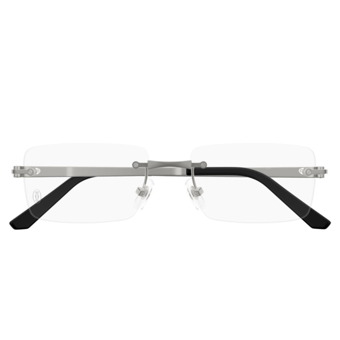 Cartier Ct0511o-003ruthenium-ruthenium-transparent In Metallic