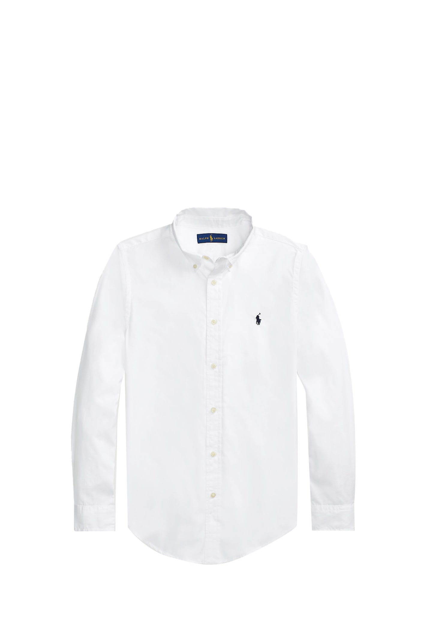 Ralph Lauren Kids' Cotton Blend Shirt In White