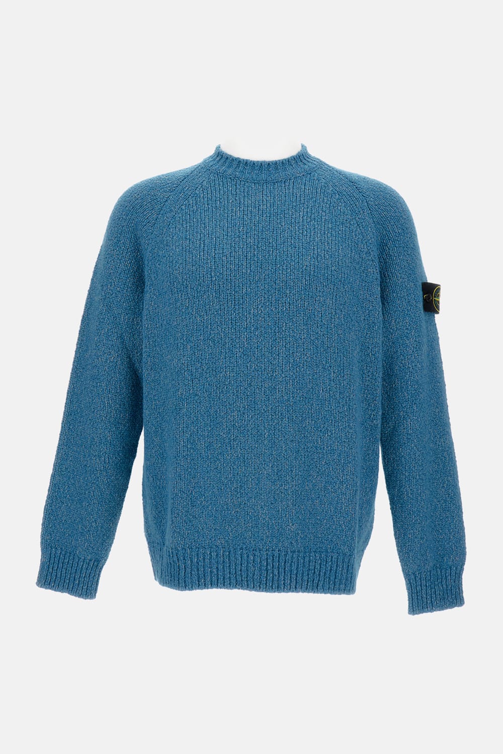 Stone Island Crewneck Sweater In Blue
