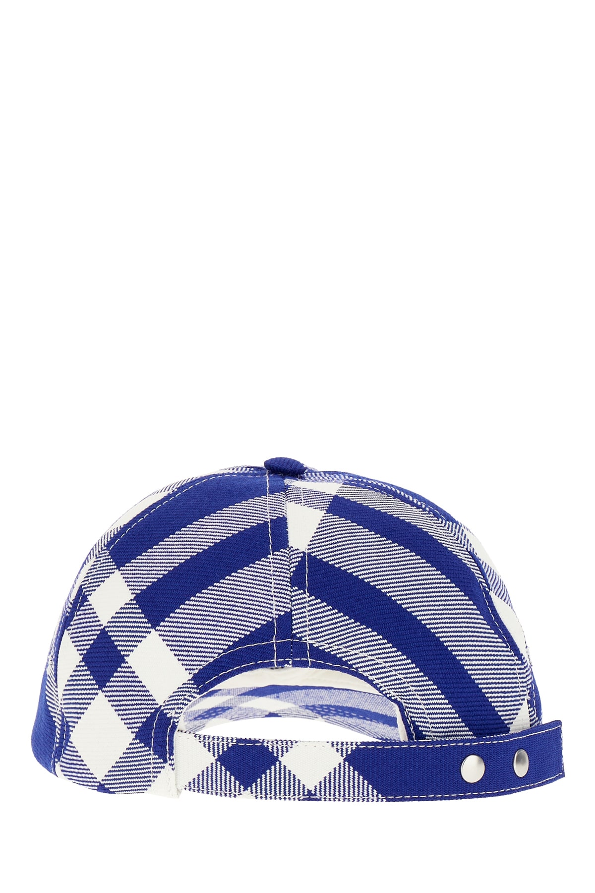 Shop Burberry Embroidered Polyester Blend Baseball Cap In Knight Ip Check