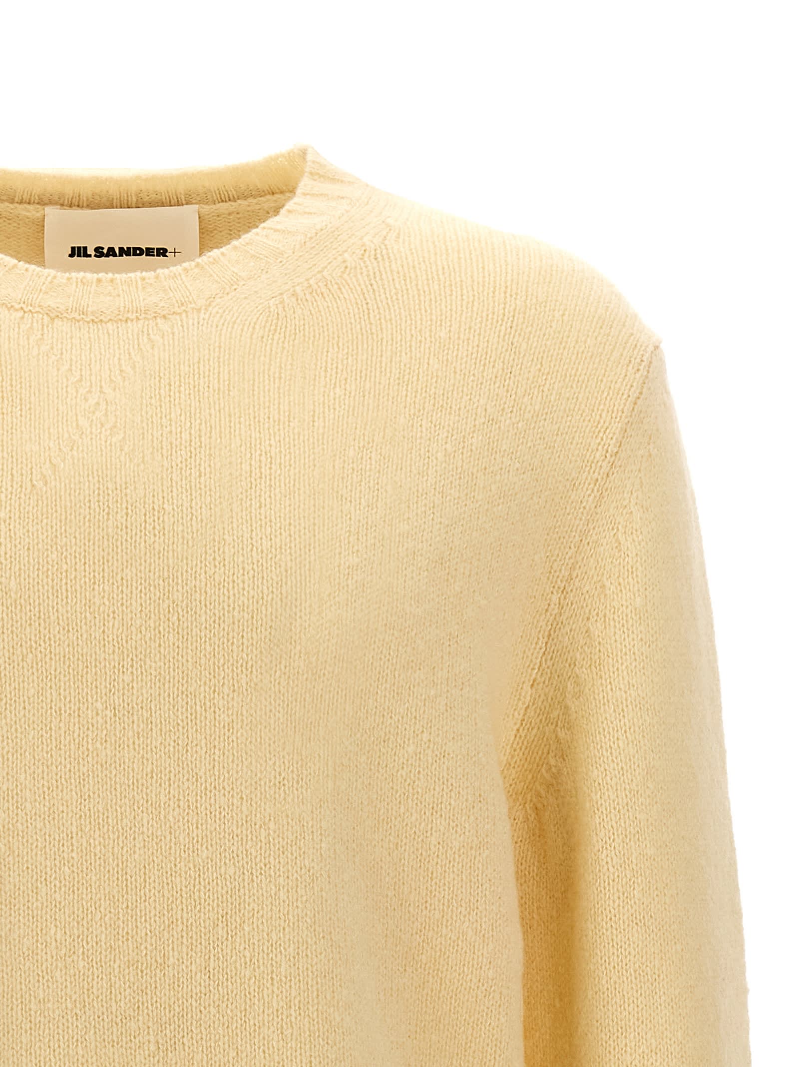 Shop Jil Sander Wool Sweater In White