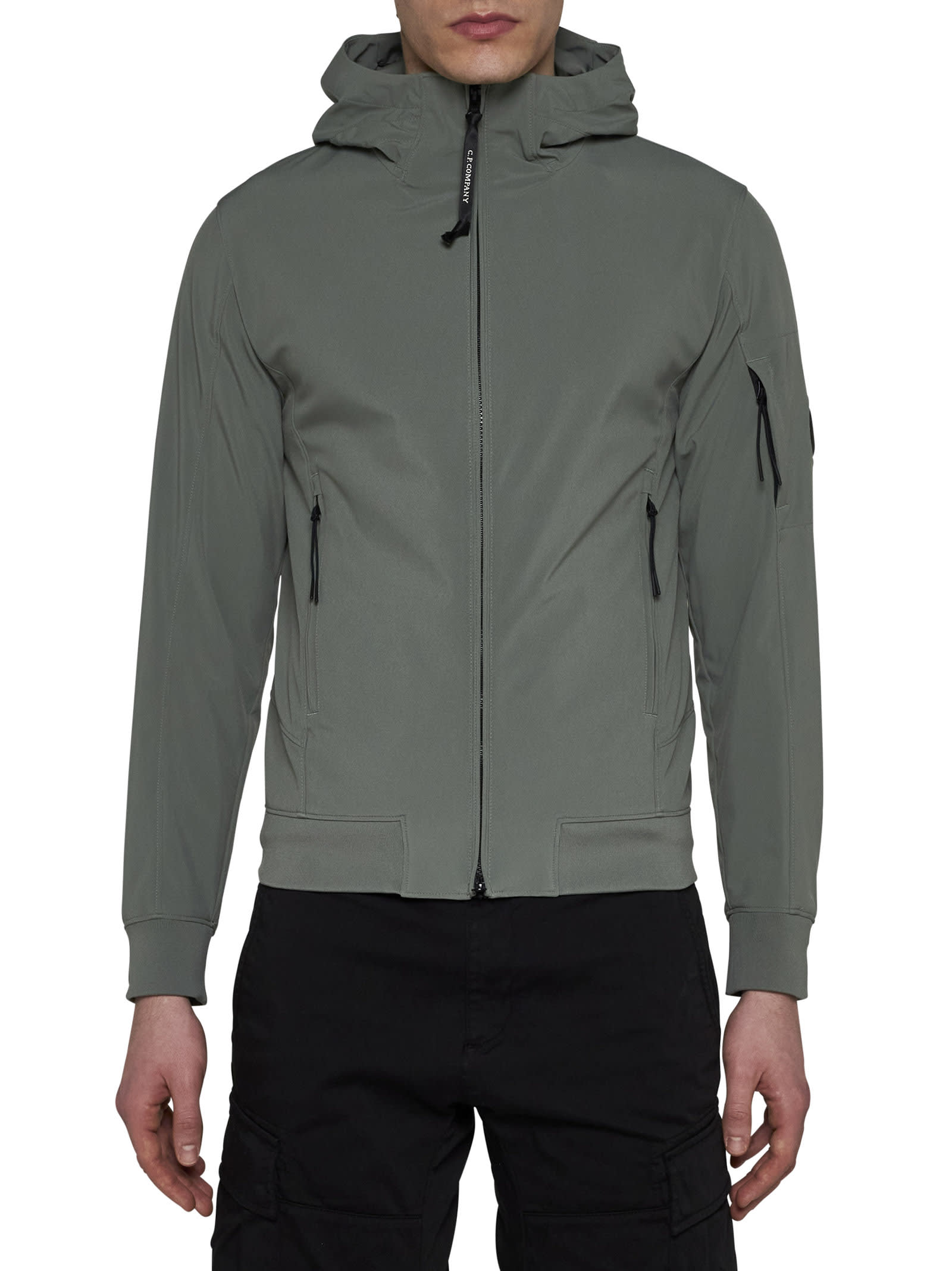 Shop C.p. Company Jacket In Agave Green