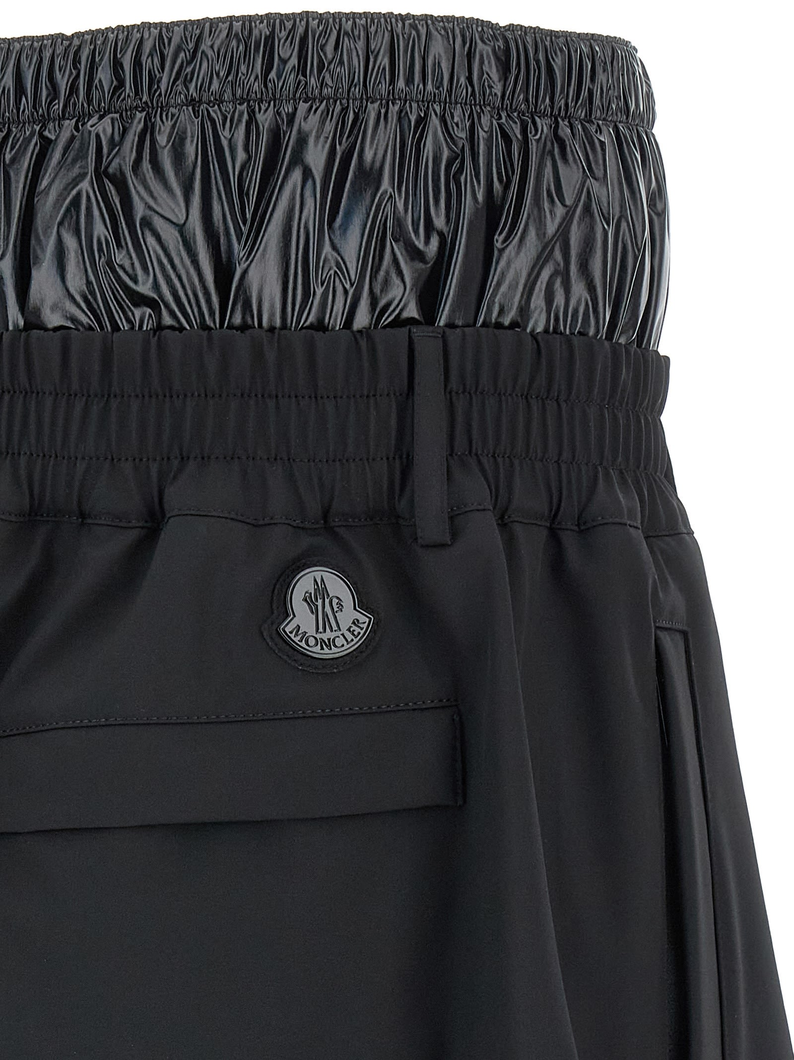 Moncler Genius Bermuda Moncler X Asap Rocky Bermuda And Short Black In Black