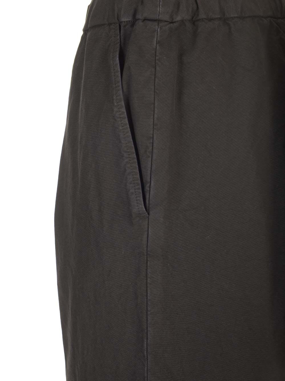 Shop Mm6 Maison Margiela Drawstring Pants In Black