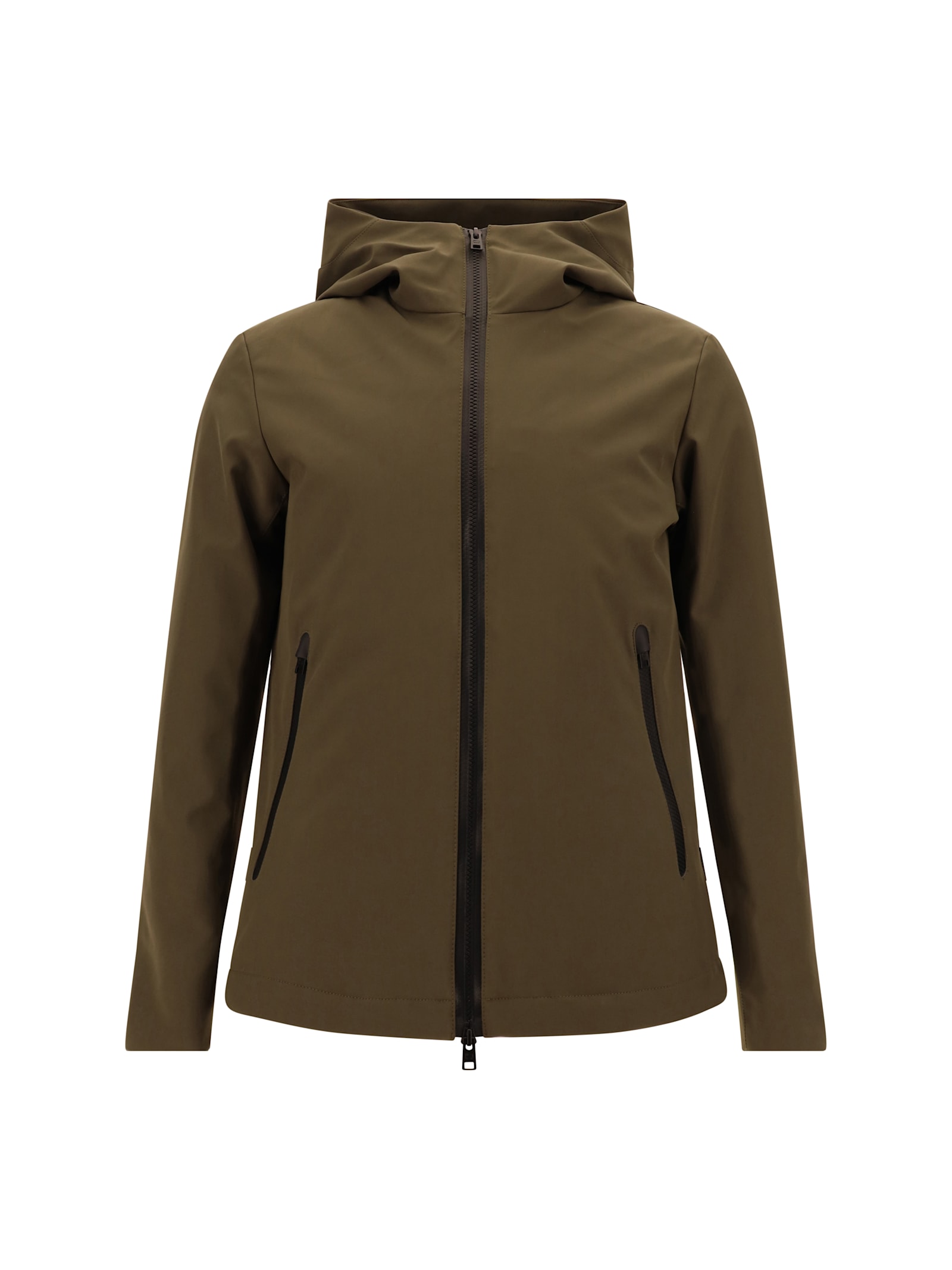 Woolrich Pacific Soft Jacket In Brown