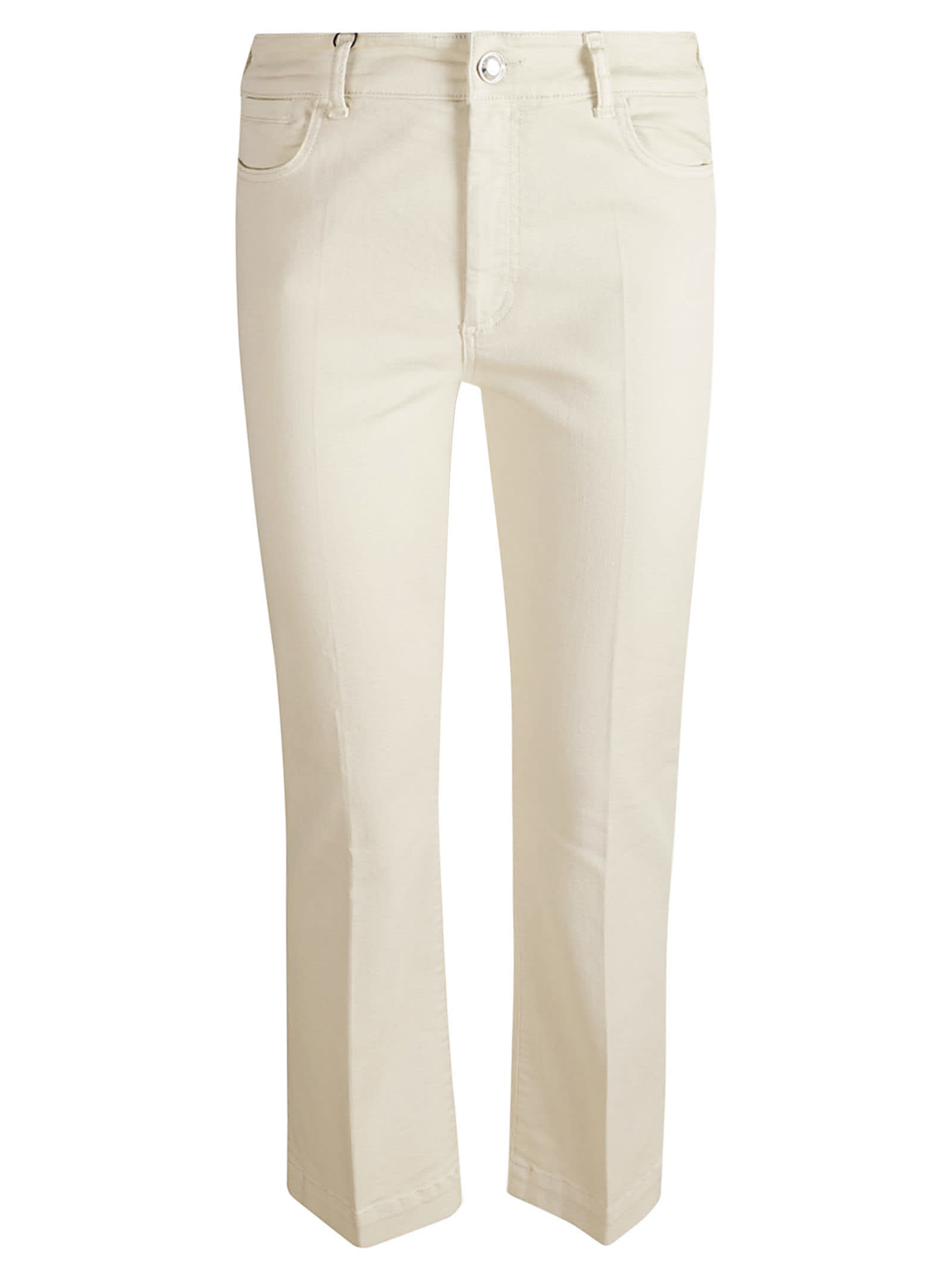 Shop Sportmax Nilly Fitted Jeans In White