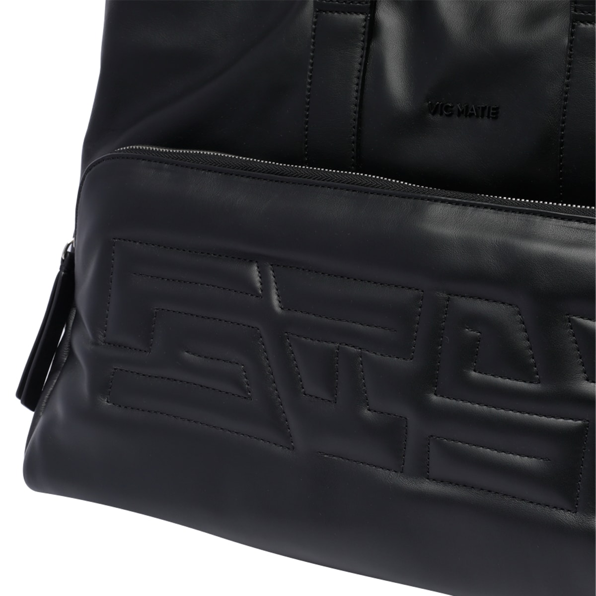 Shop Vic Matie Shoulder Bag In Black