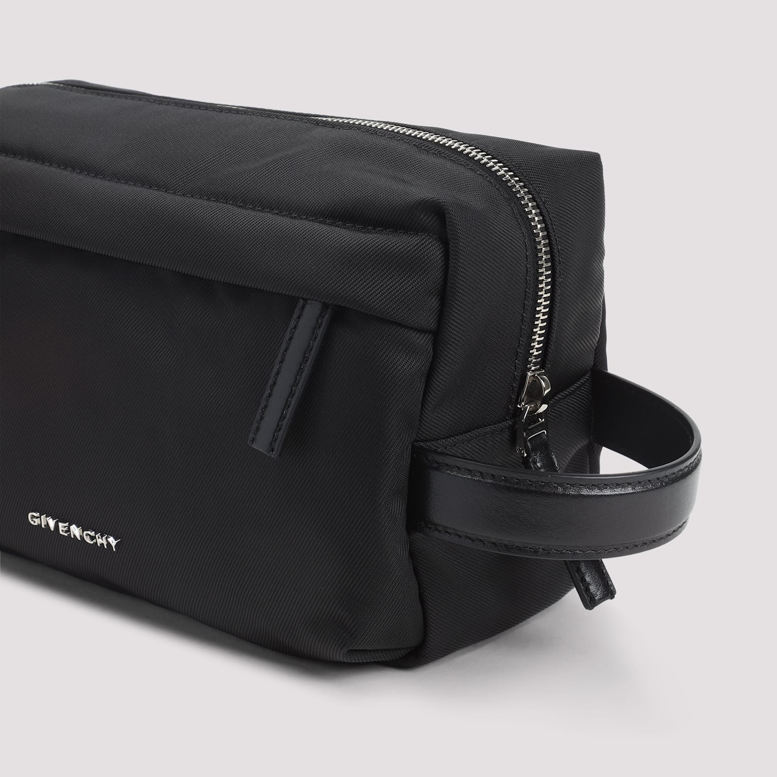 Givenchy Zip Essential Toilet Pouch In Black