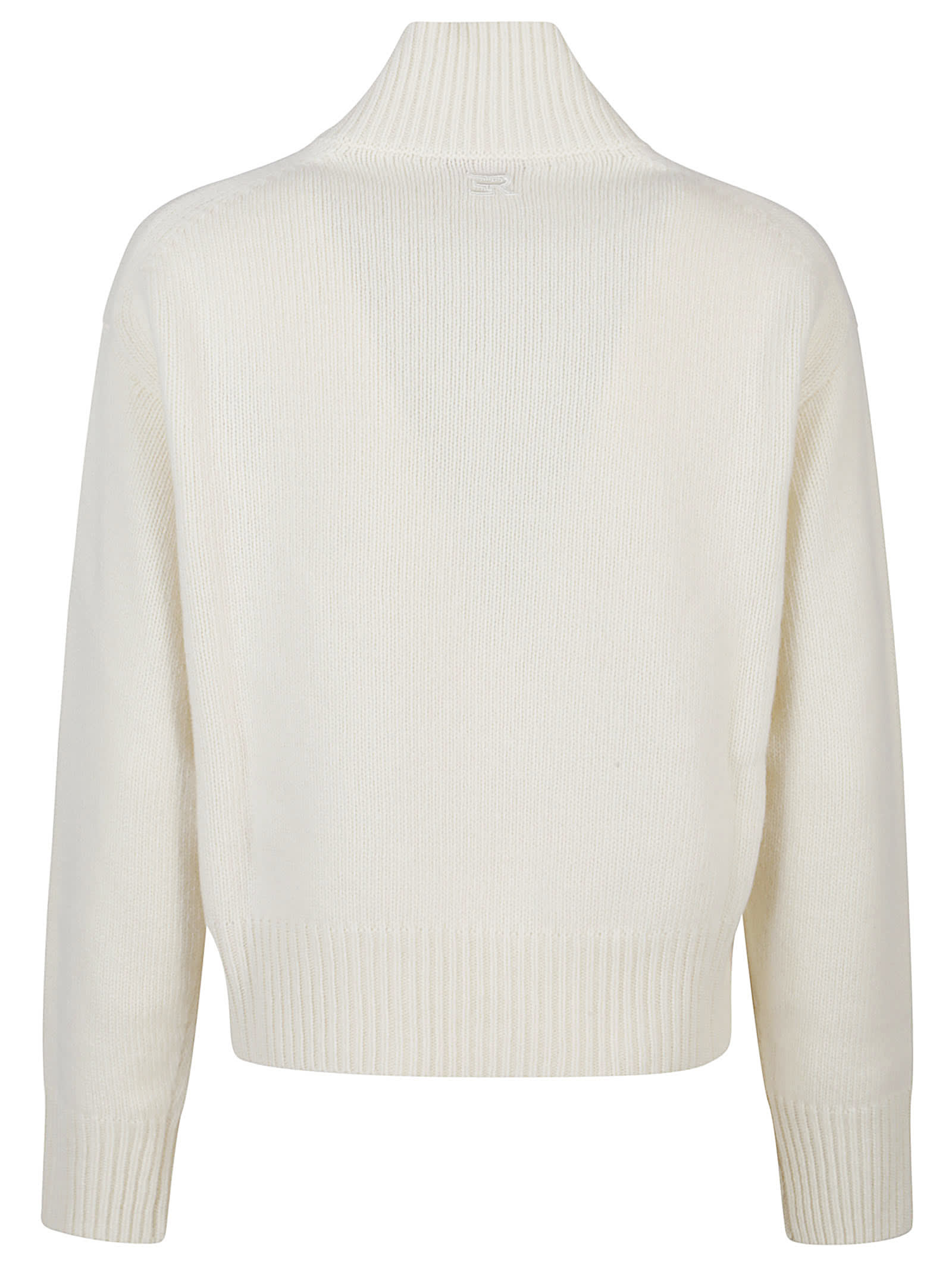 Ermanno Firenze Turtle Neck Sweater In Neutral